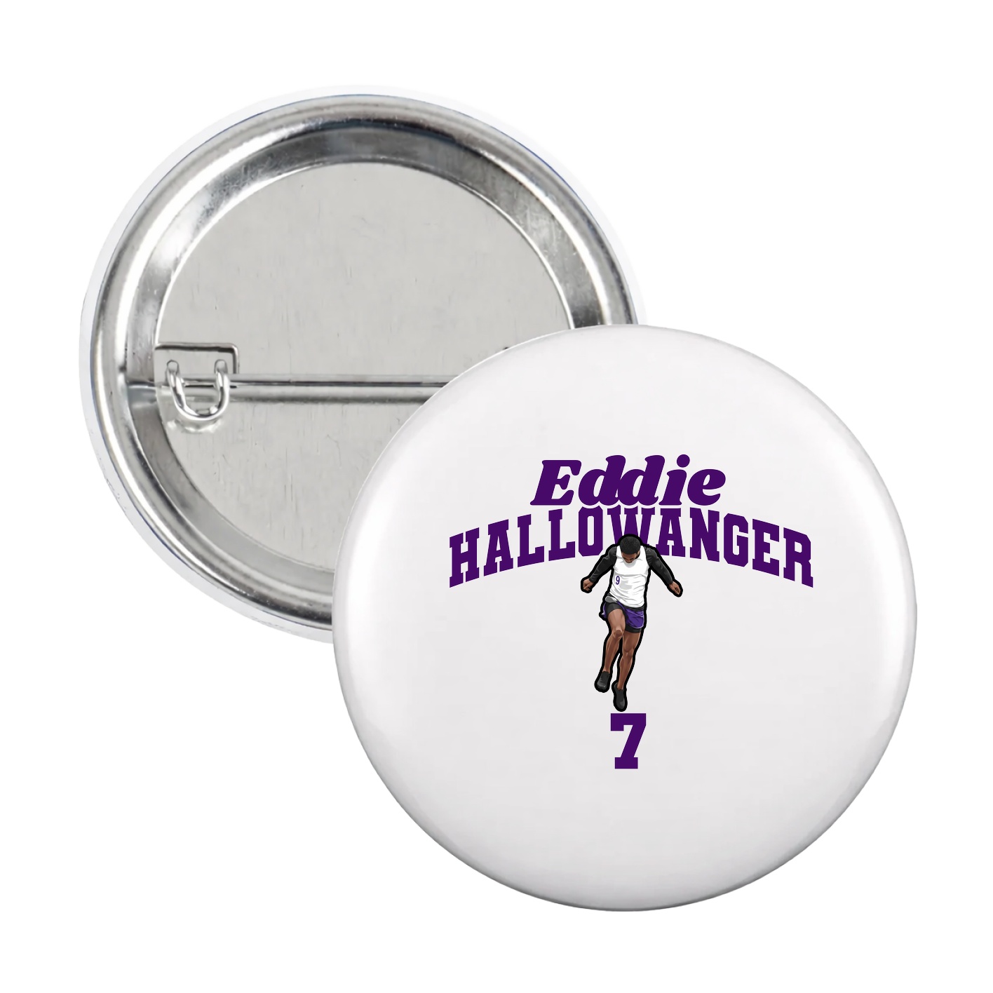 Game Day Button — Signature Arch in White