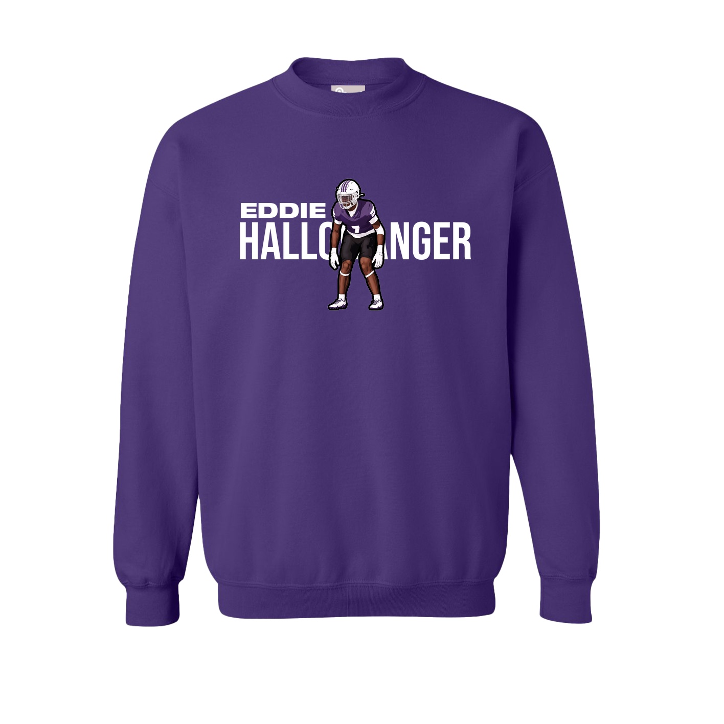 Fleece Crew — Player Name in Purple