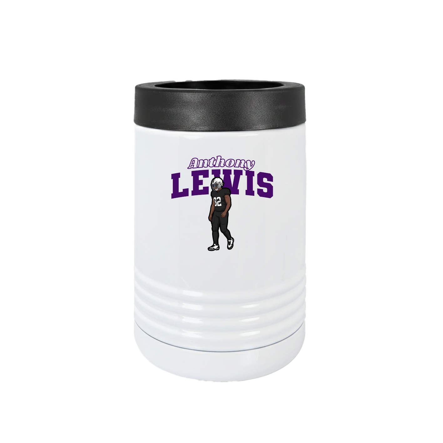 Beverage Holder — Name Arch in White