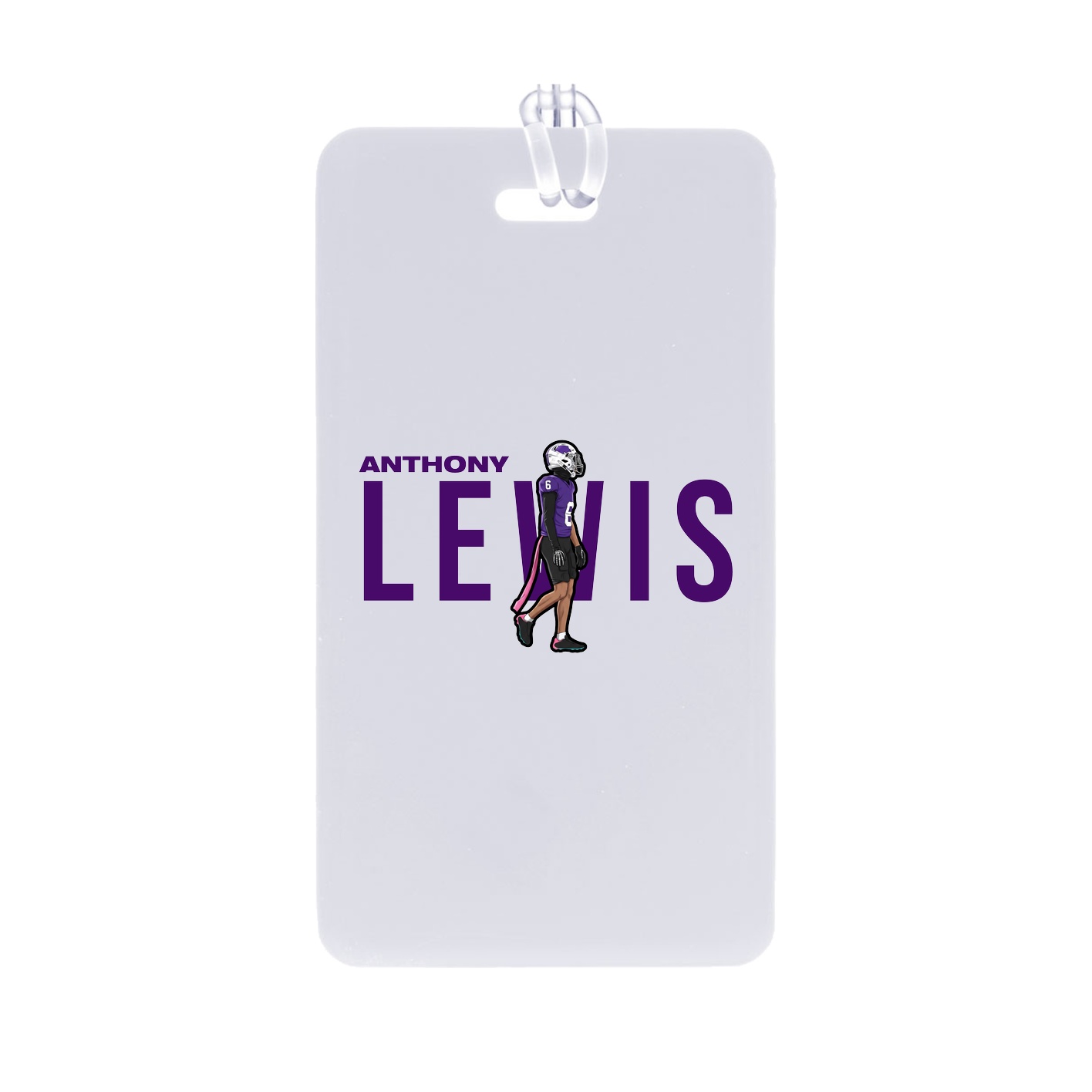 Bag Tag — Player Name in Classic