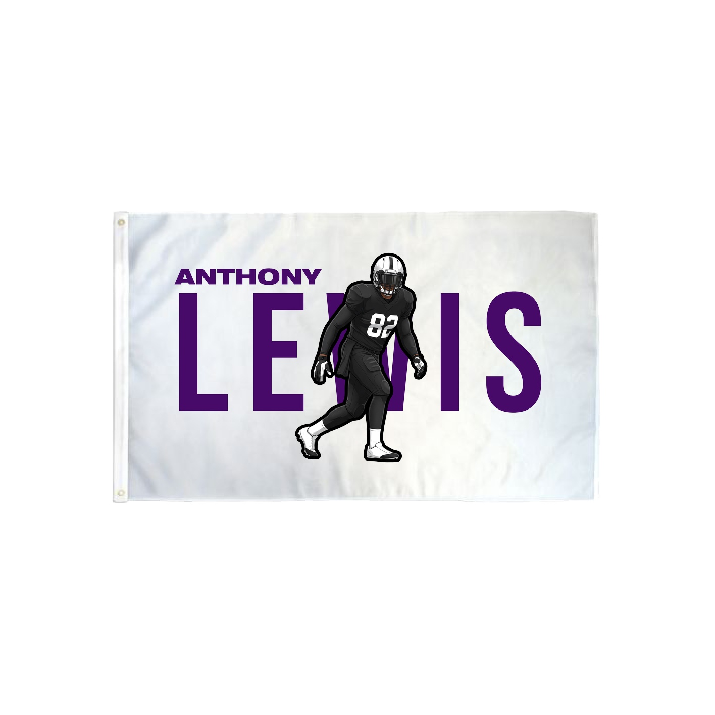 3x5 Flag — Player Name in Classic