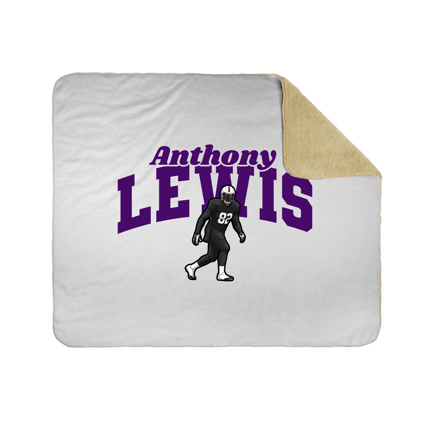 Throw Blanket — Signature Arch in White