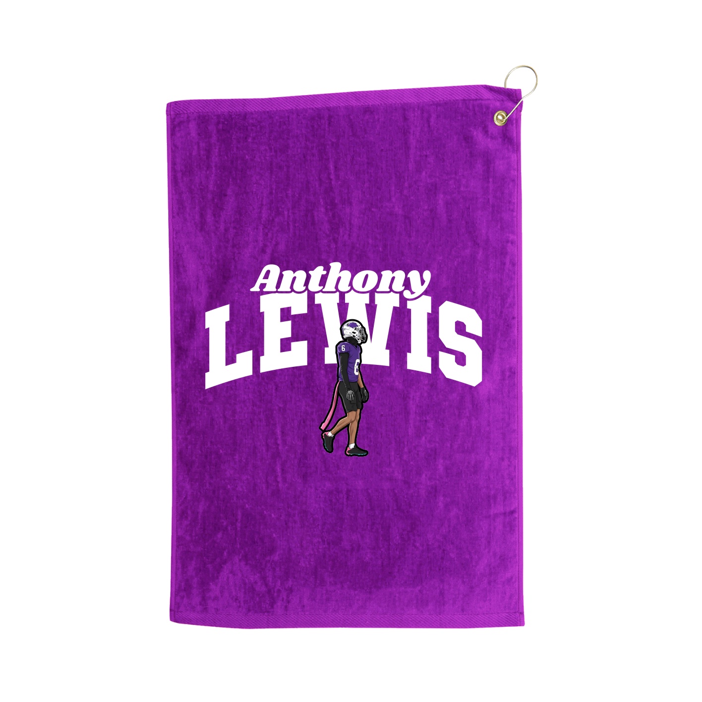 Golf Towel — Signature Arch in Purple