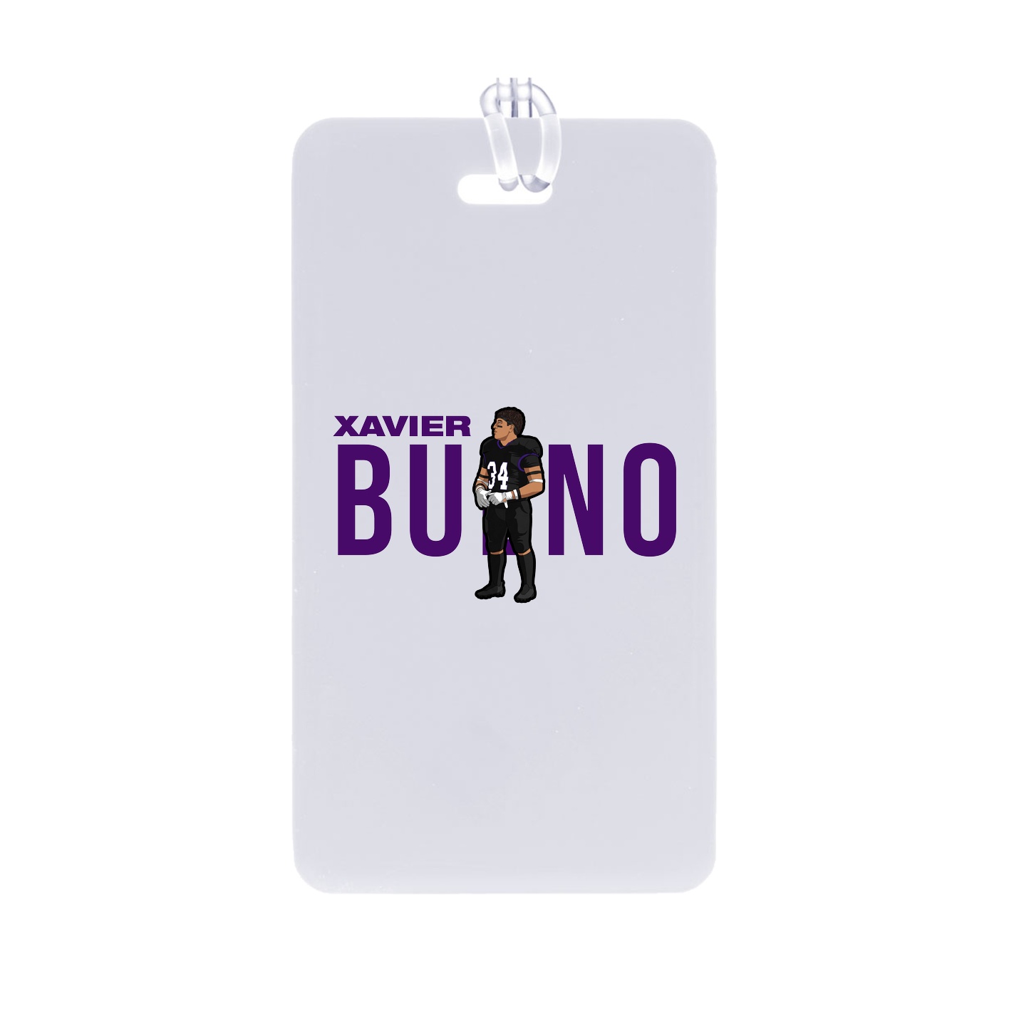 Bag Tag — Player Name in Classic