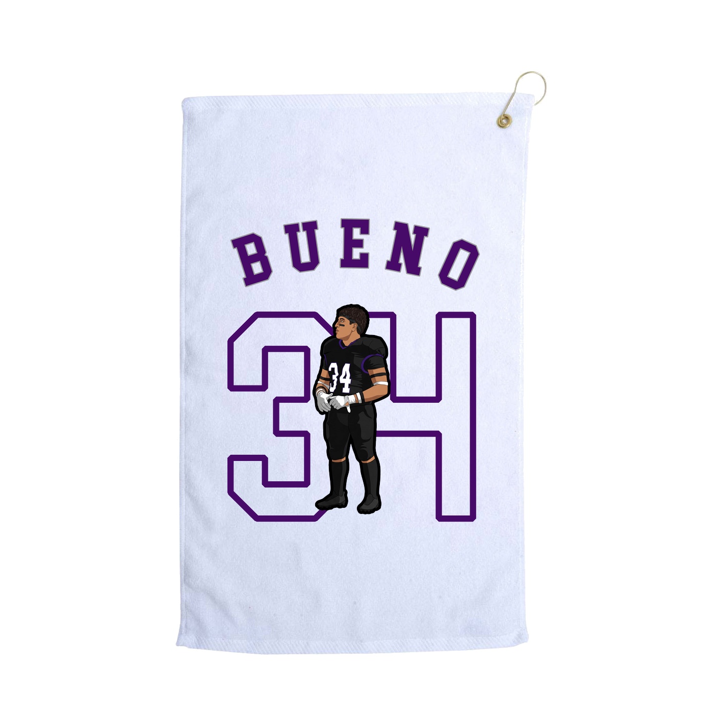 Golf Towel — Shirsey Arch in White