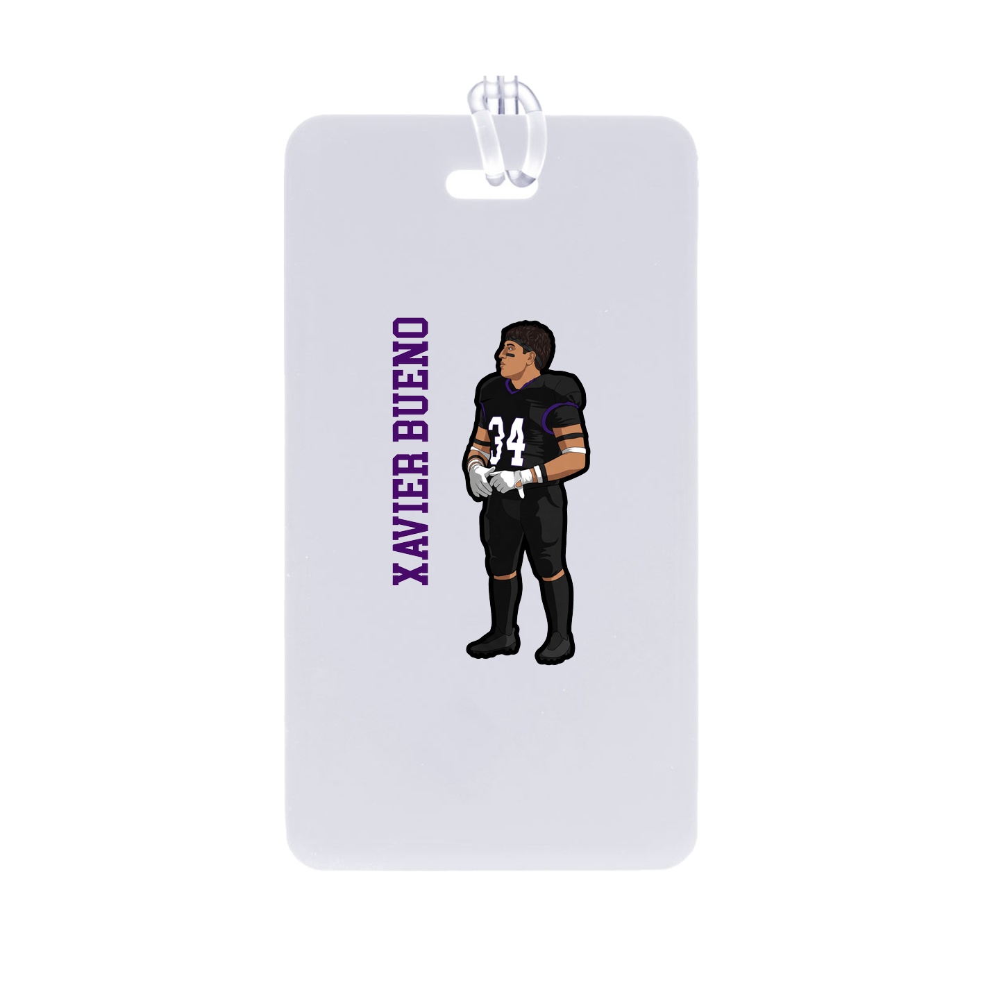Bag Tag — Name Vertical in Classic