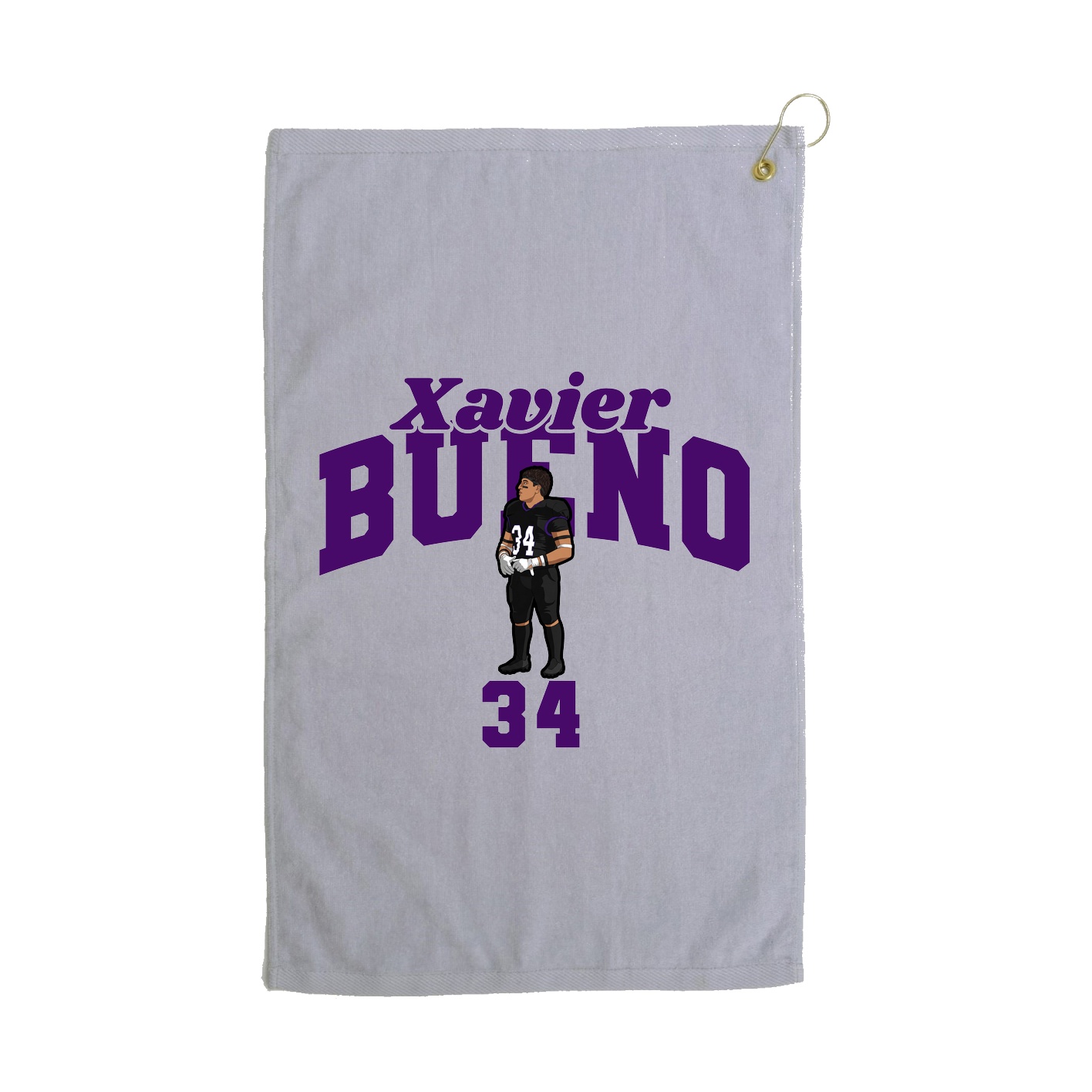 Golf Towel — Signature Arch in Grey