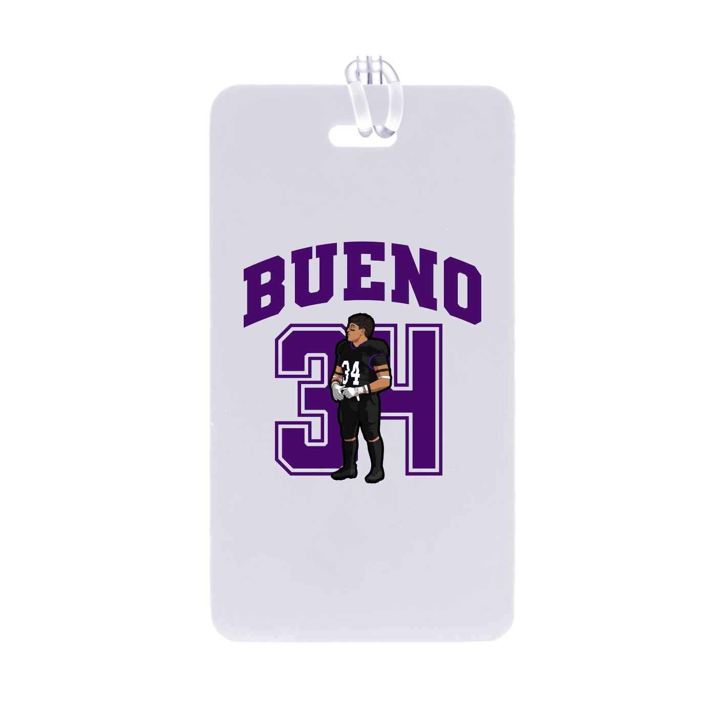 Bag Tag — Number in Classic
