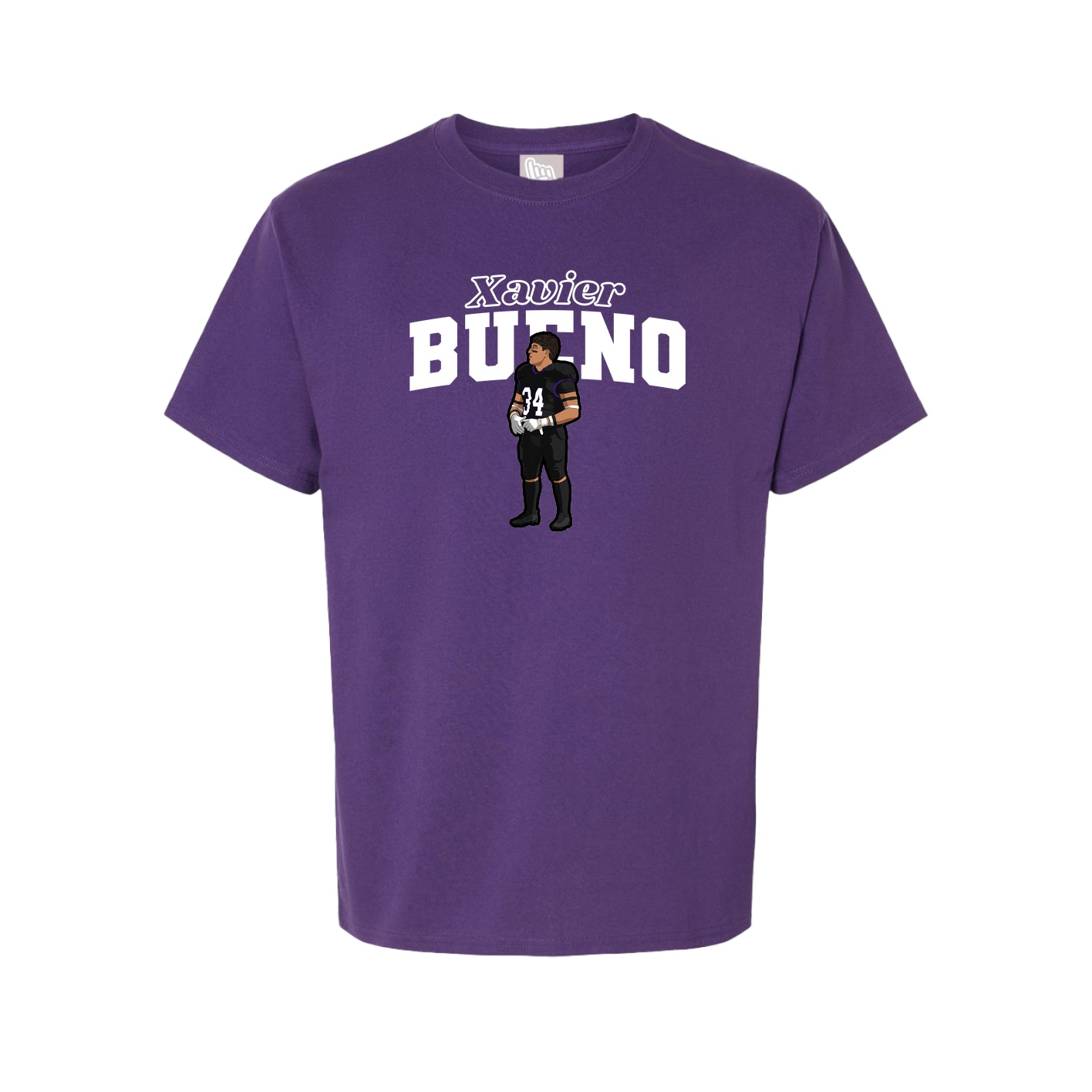 Youth Tee — Name Arch in Purple