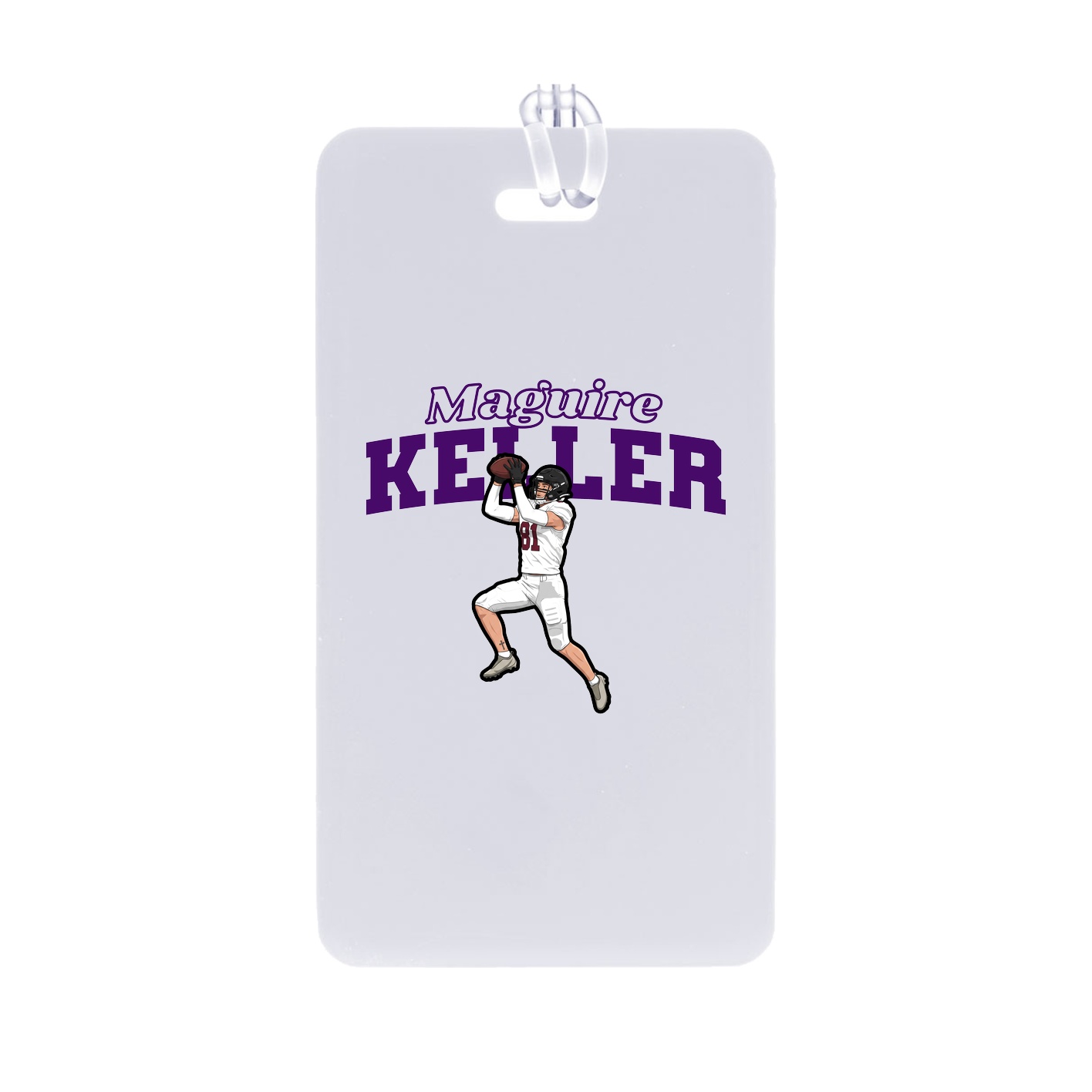 Bag Tag — Name Arch in Classic