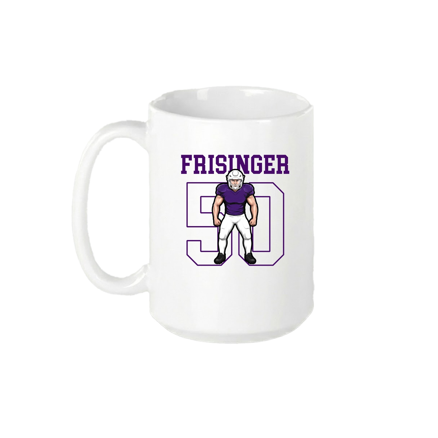 15oz Coffee Mug — Shirsey in White