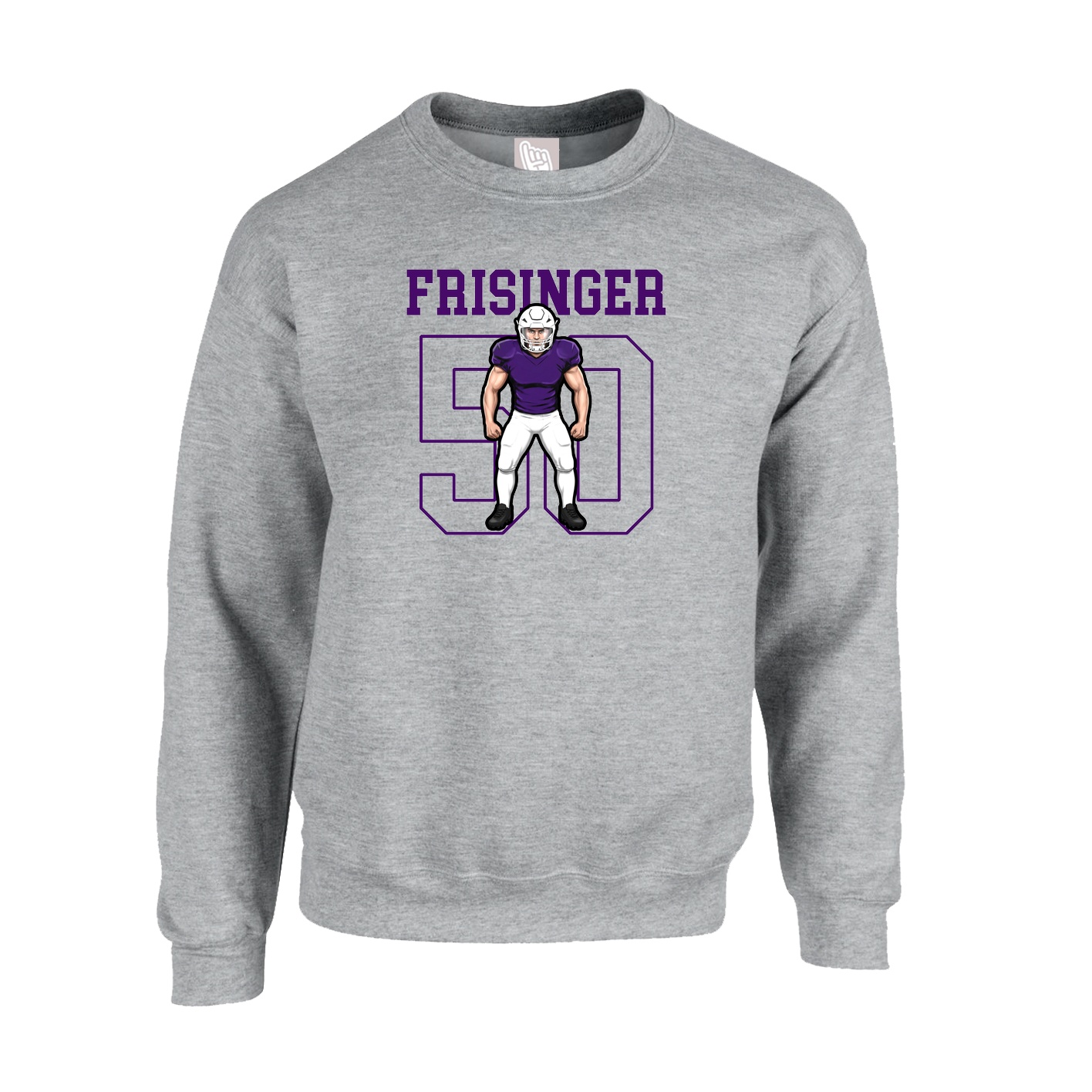 Fleece Crew — Shirsey in Grey