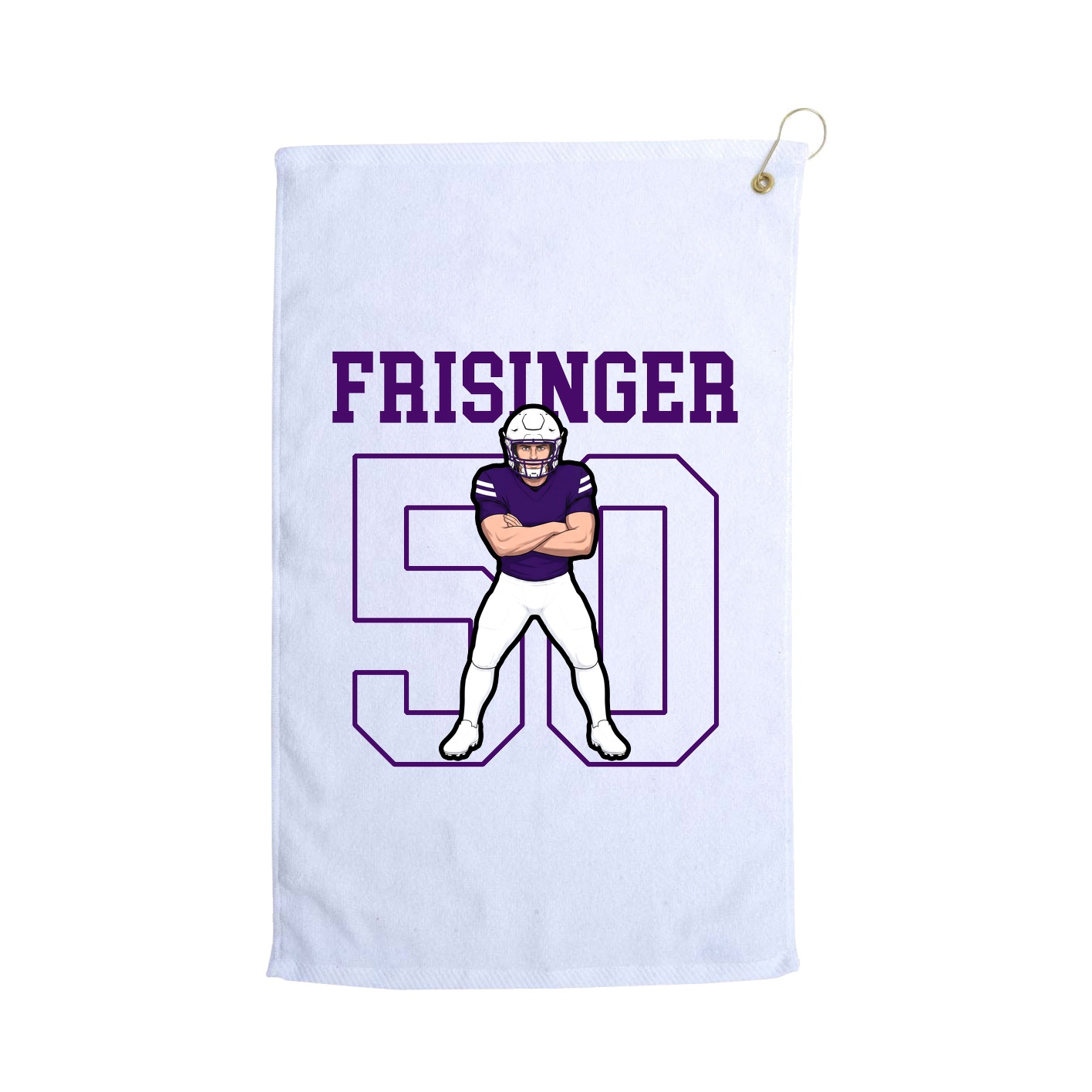 Golf Towel — Shirsey in White