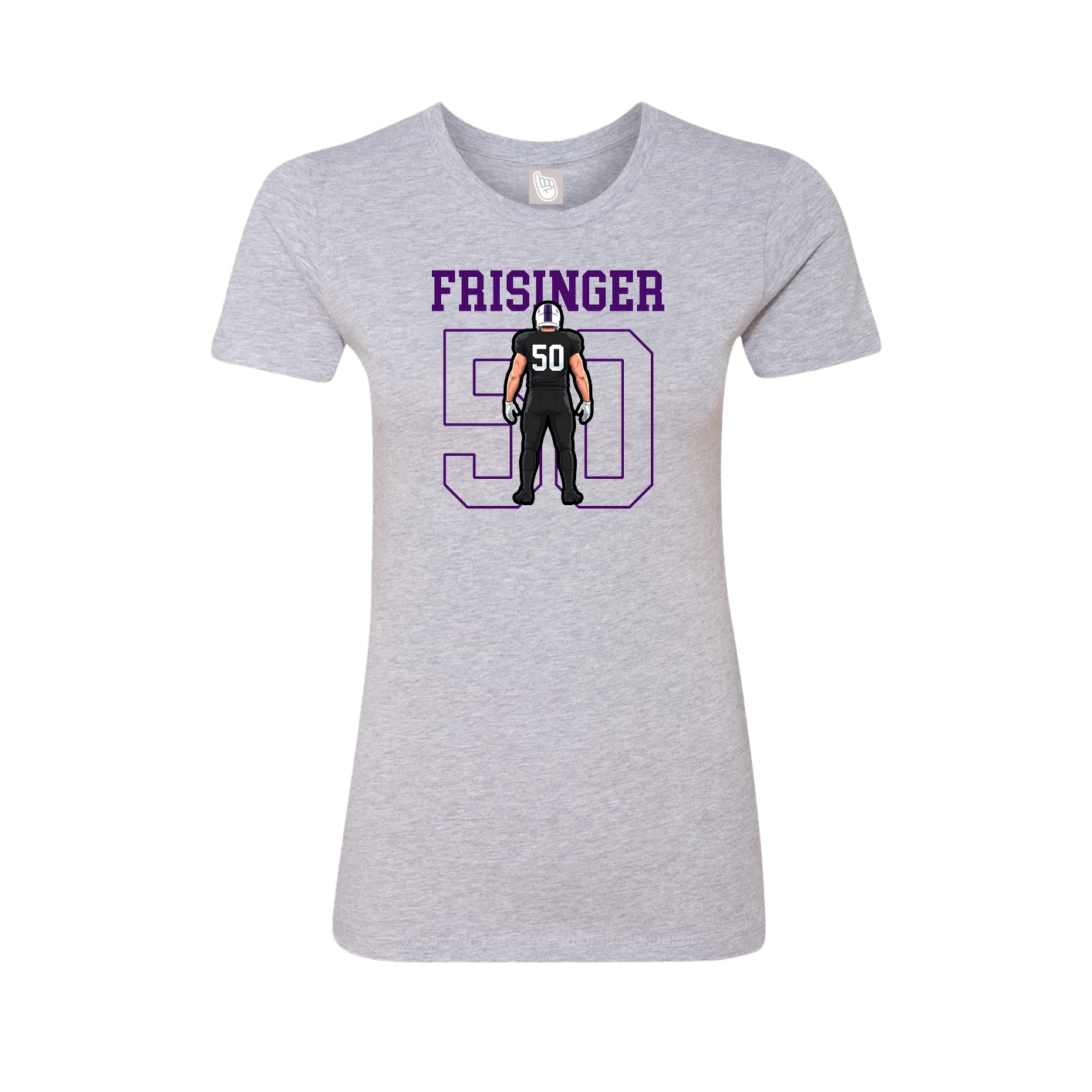 Fitted Women's Tee — Shirsey in Grey