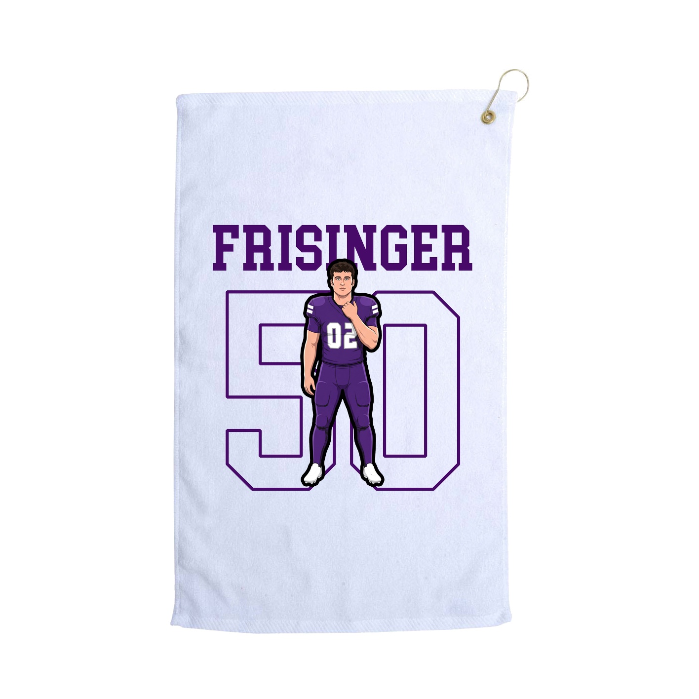 Golf Towel — Shirsey in White
