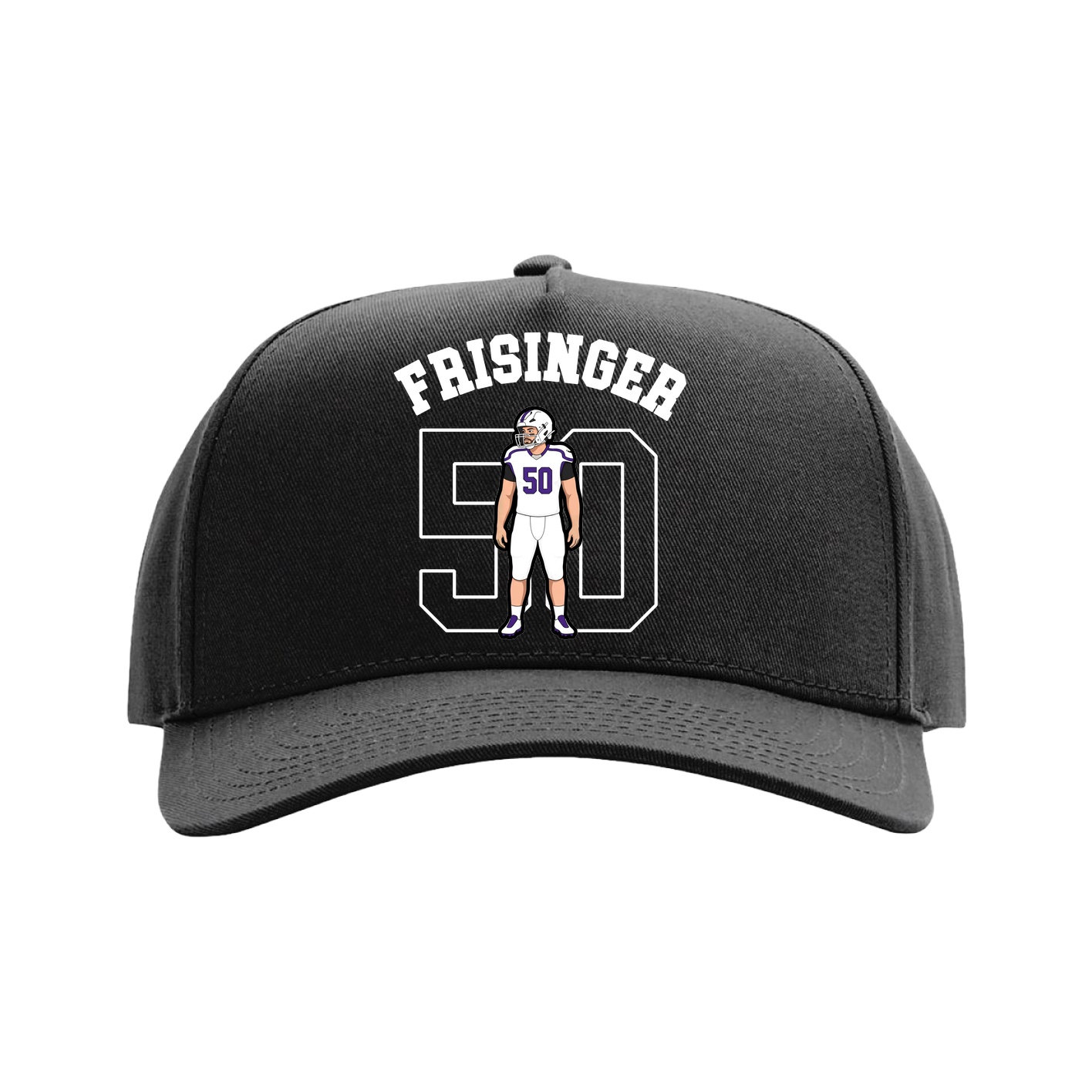 Full Fabric Five-Panel Champ Cap