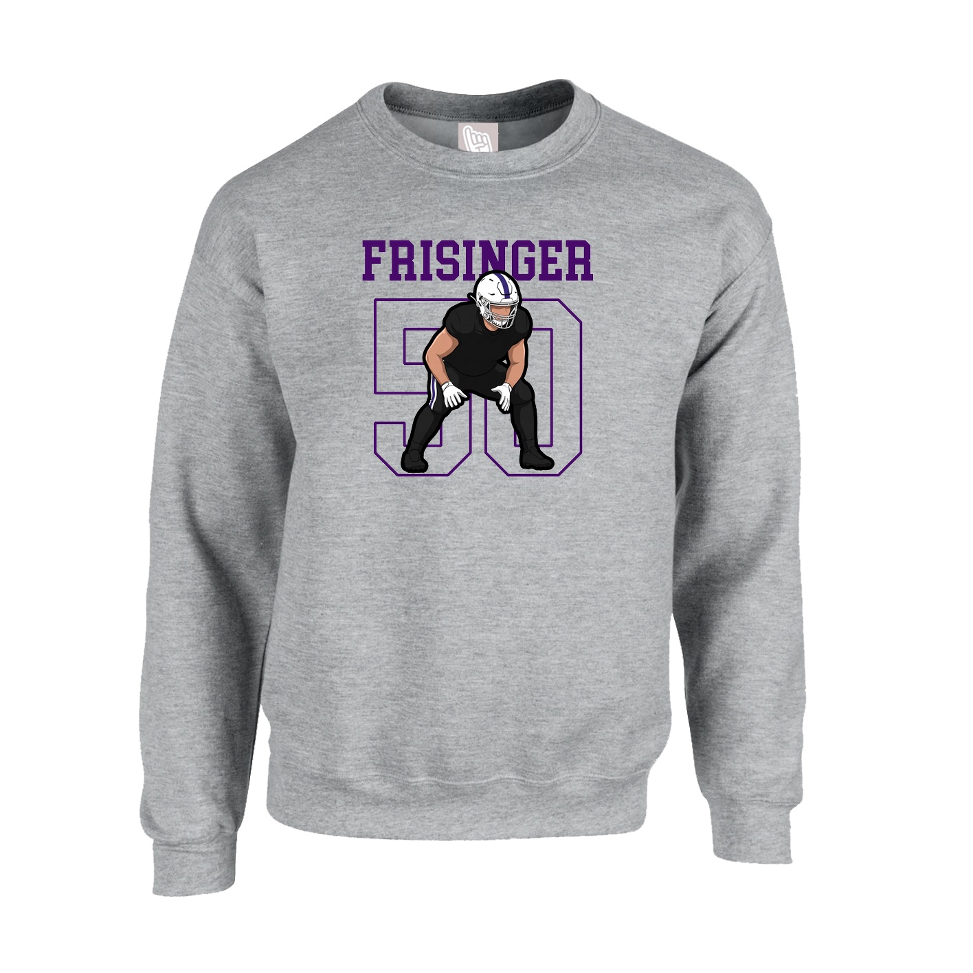 Fleece Crew — Shirsey in Grey