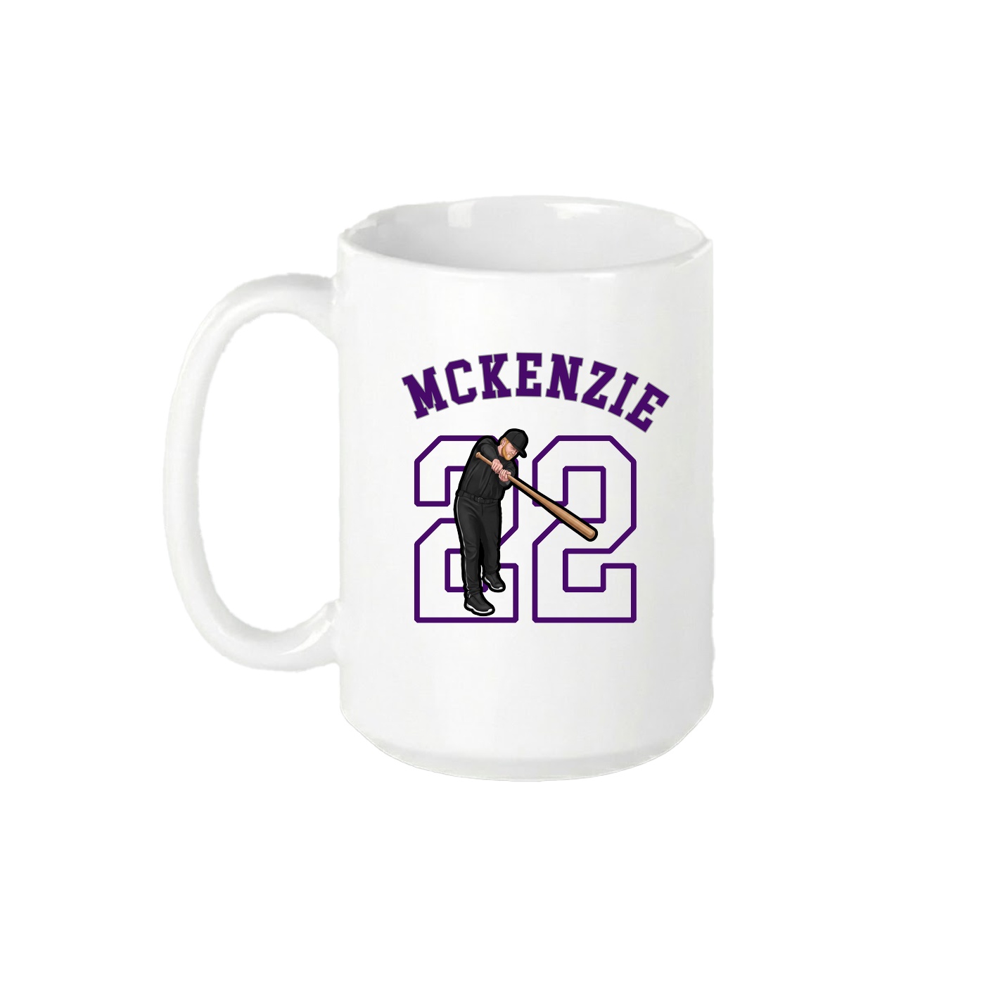 15oz Coffee Mug — Shirsey Arch in White