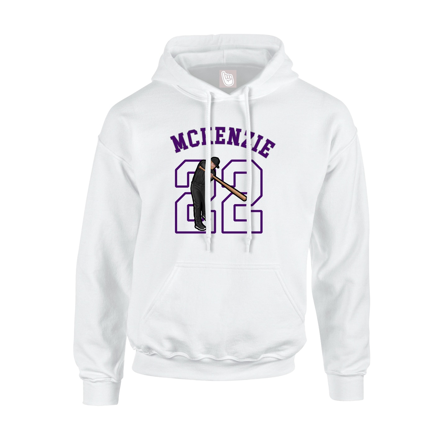 Hoodie — Shirsey Arch in White