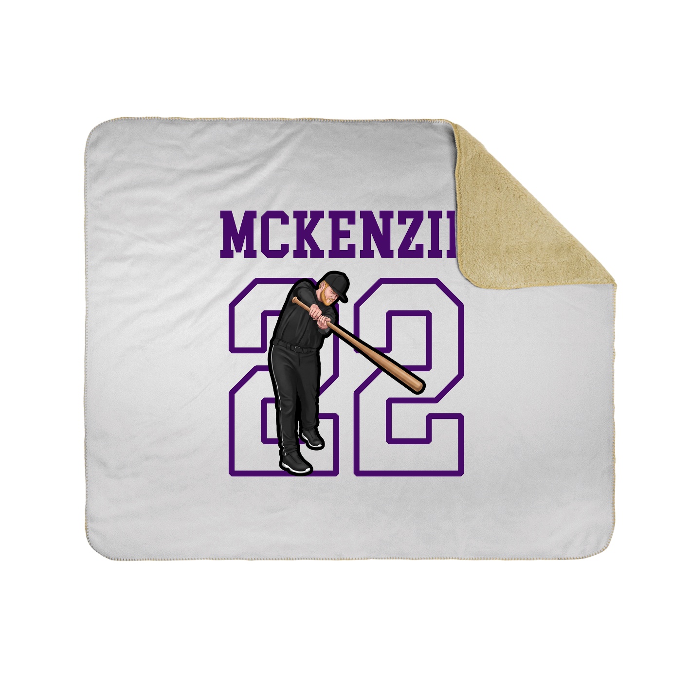 Throw Blanket — Shirsey in White