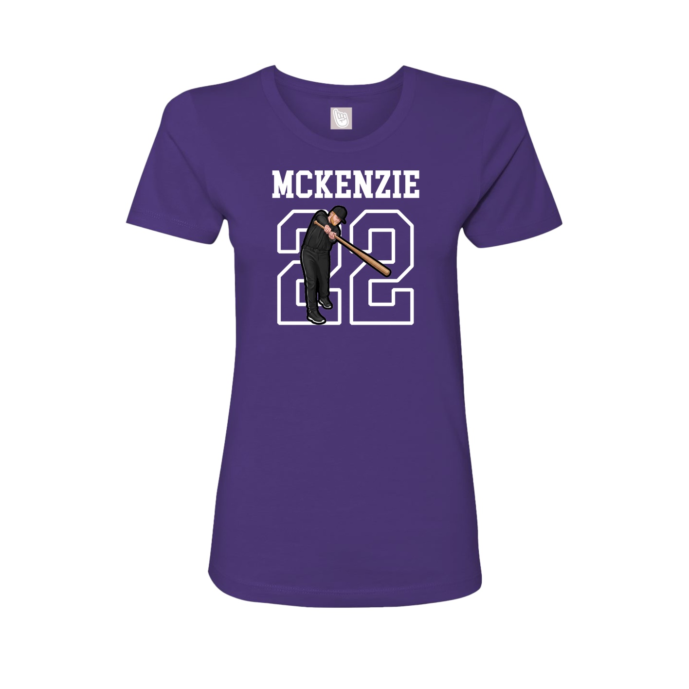 Fitted Women's Tee — Shirsey in Purple
