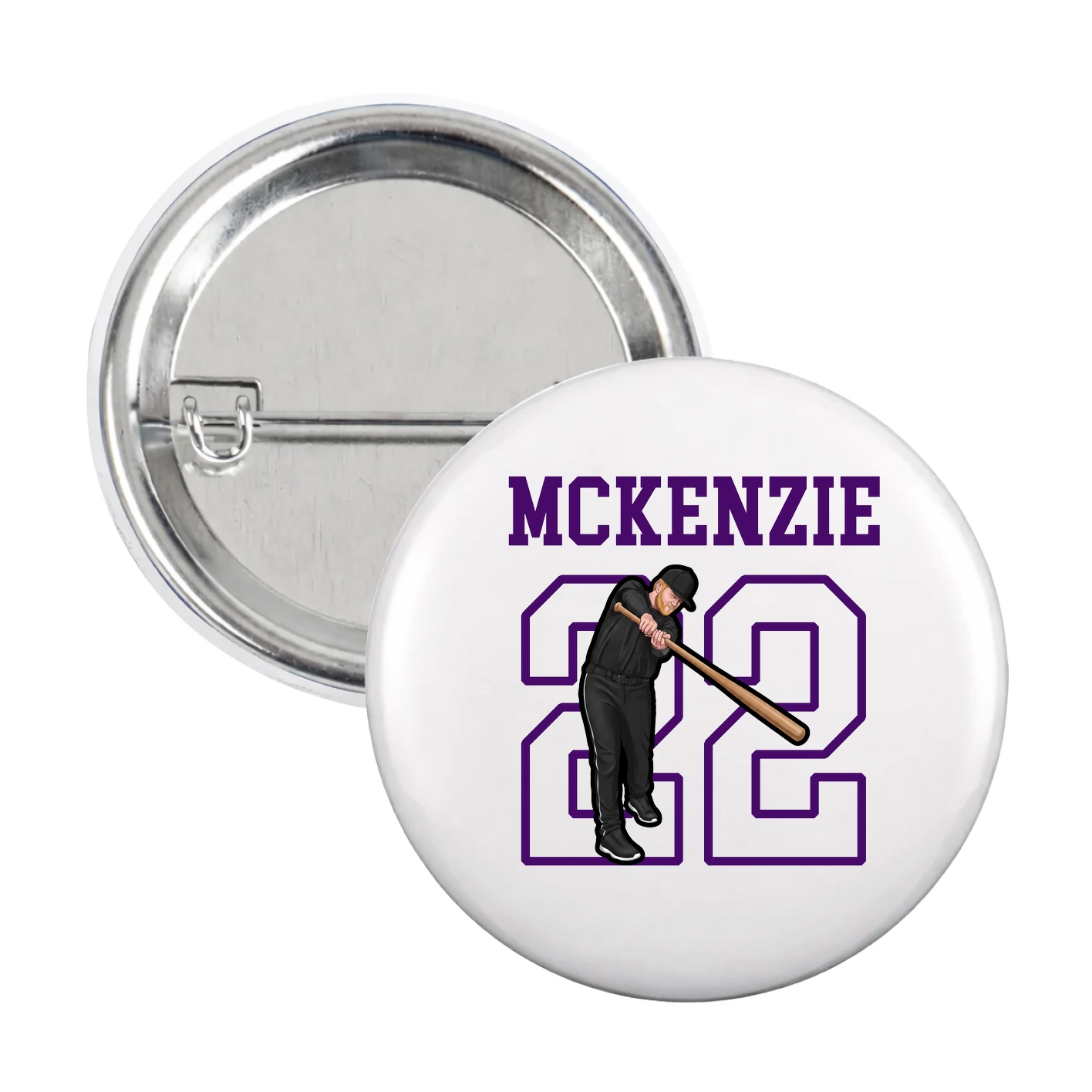 Game Day Button — Shirsey in White