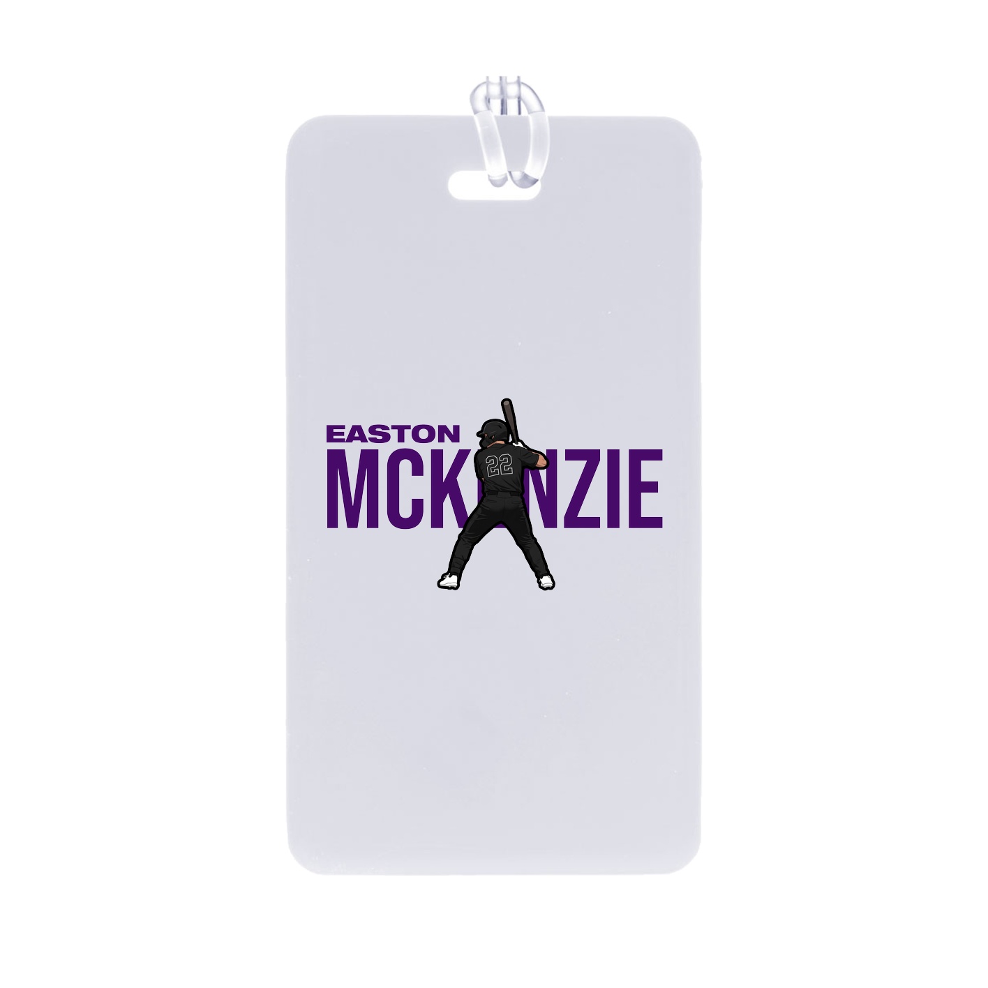 Bag Tag — Player Name in Classic