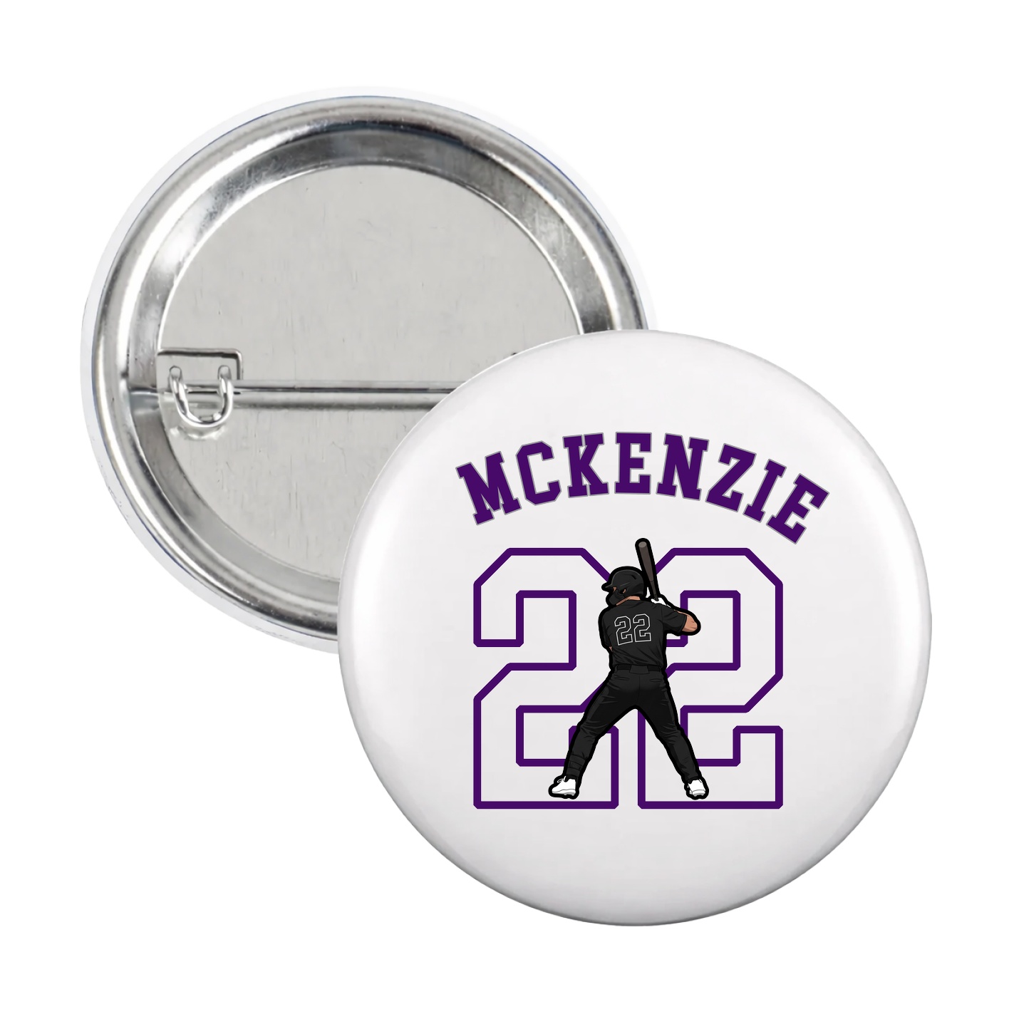 Game Day Button — Shirsey Arch in White