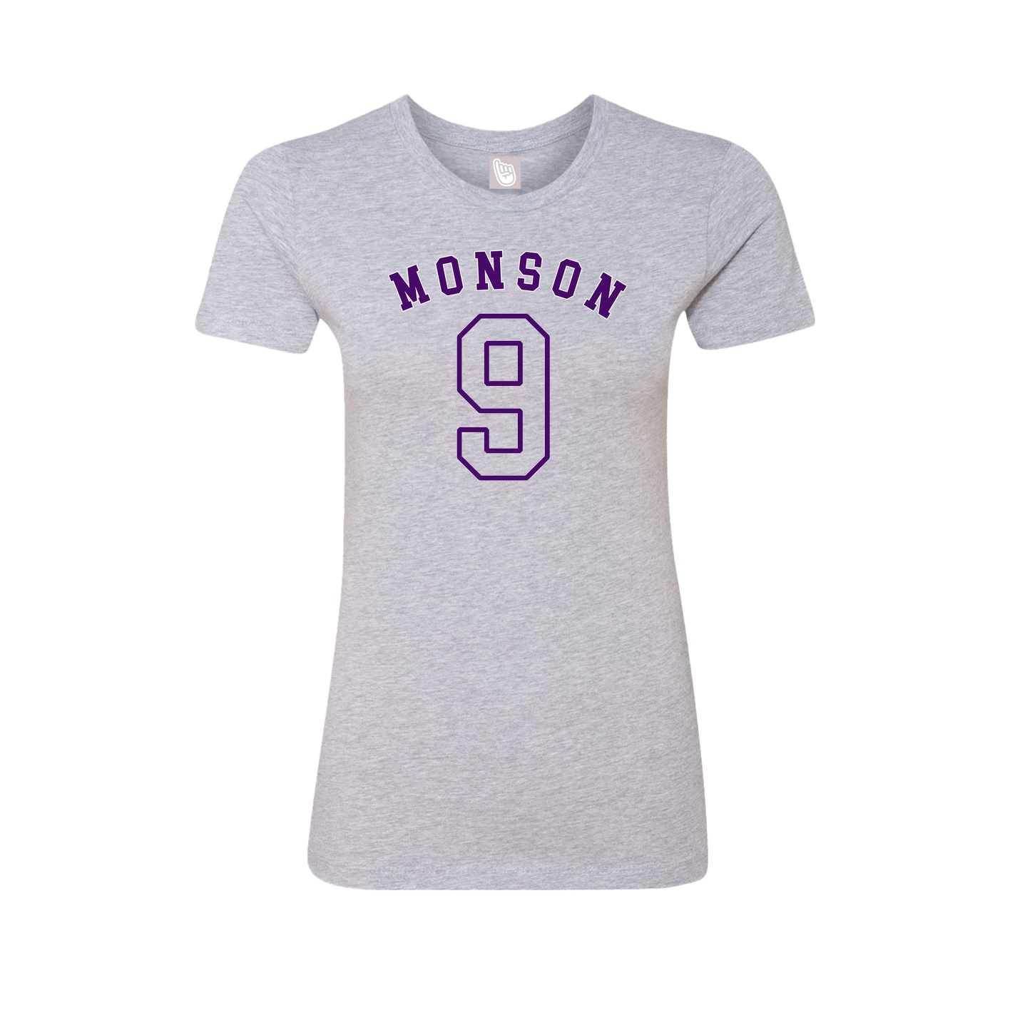 Fitted Women's Tee — Shirsey Arch in Grey
