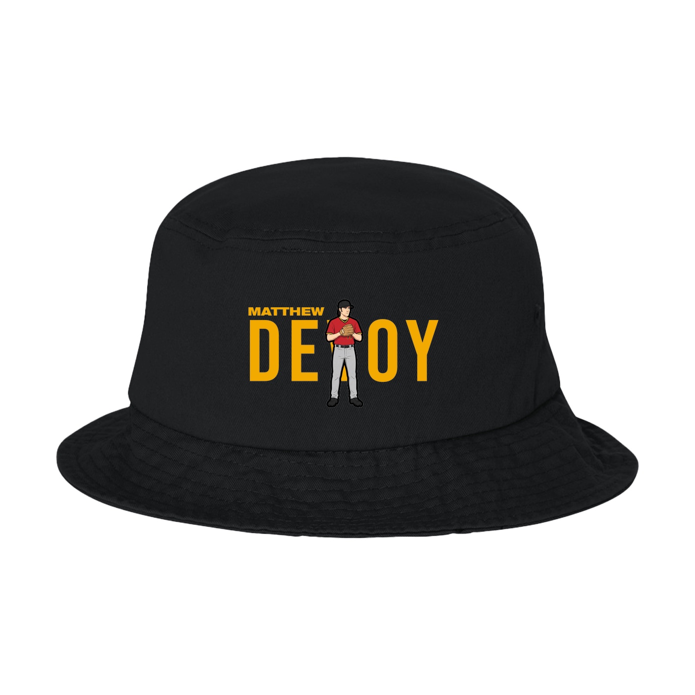 Bucket Cap — Player Name in Black