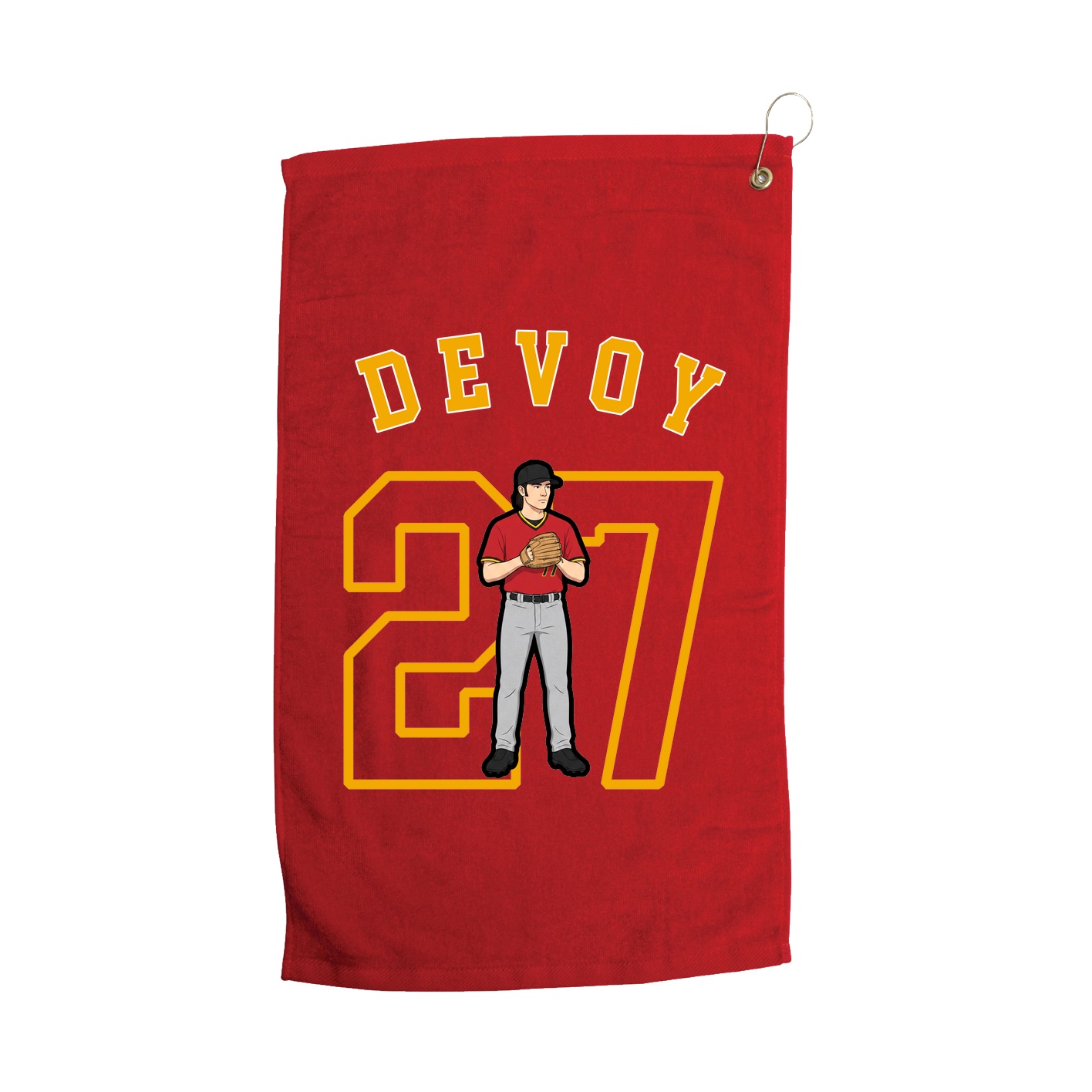 Golf Towel — Shirsey Arch in Red