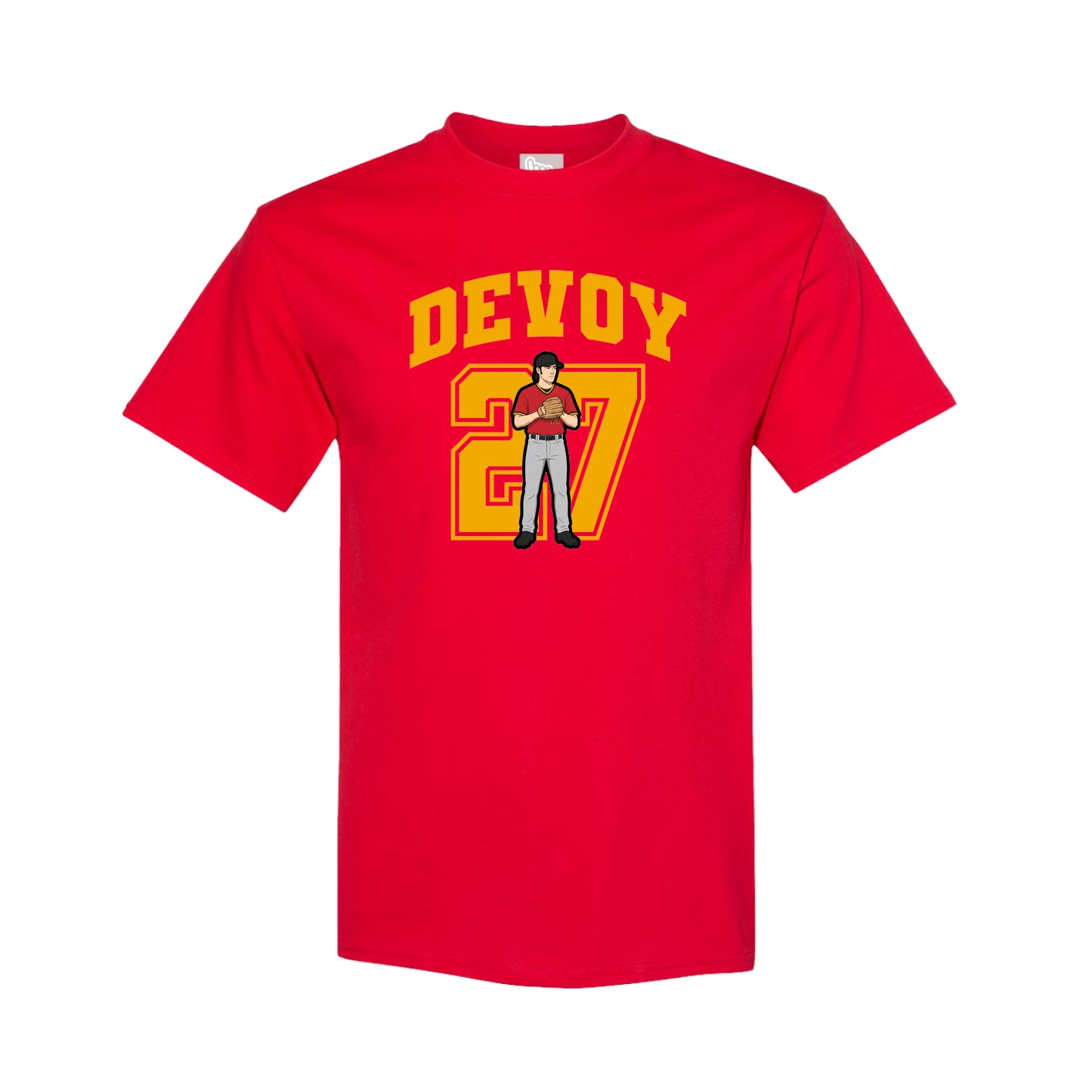 Tee — Number in Red