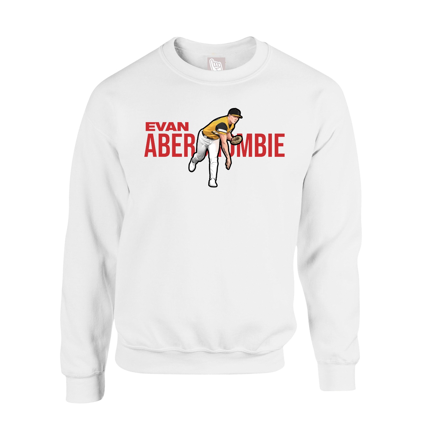 Fleece Crew — Player Name in White