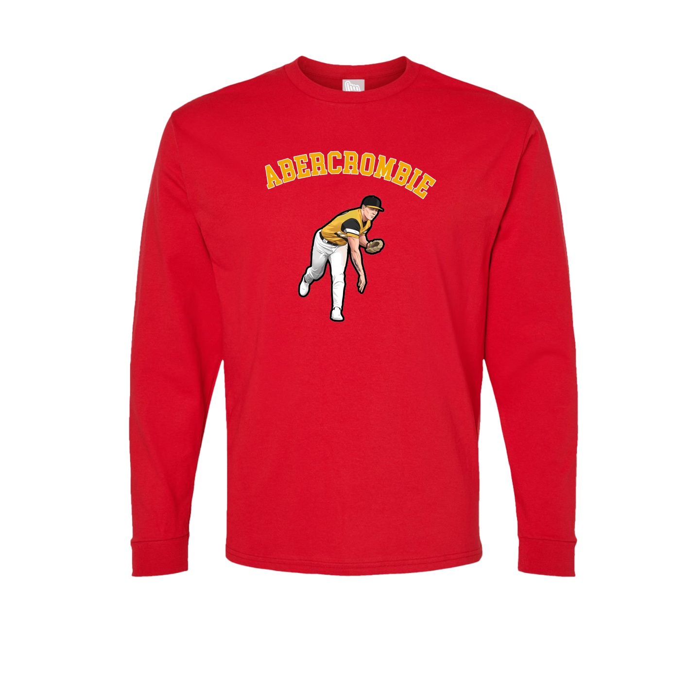 Long Sleeve Tee — Shirsey Arch in Red