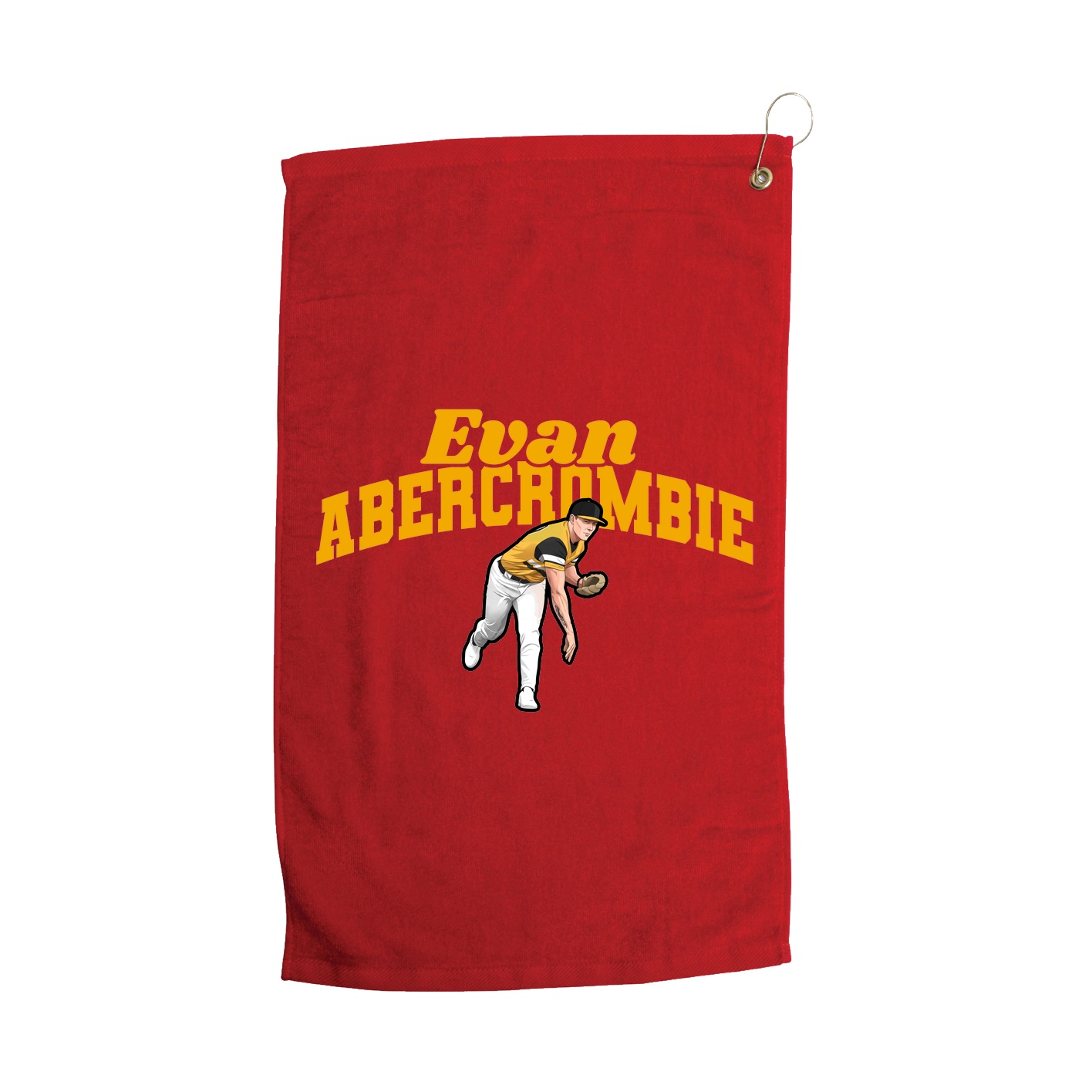 Golf Towel — Signature Arch in Red