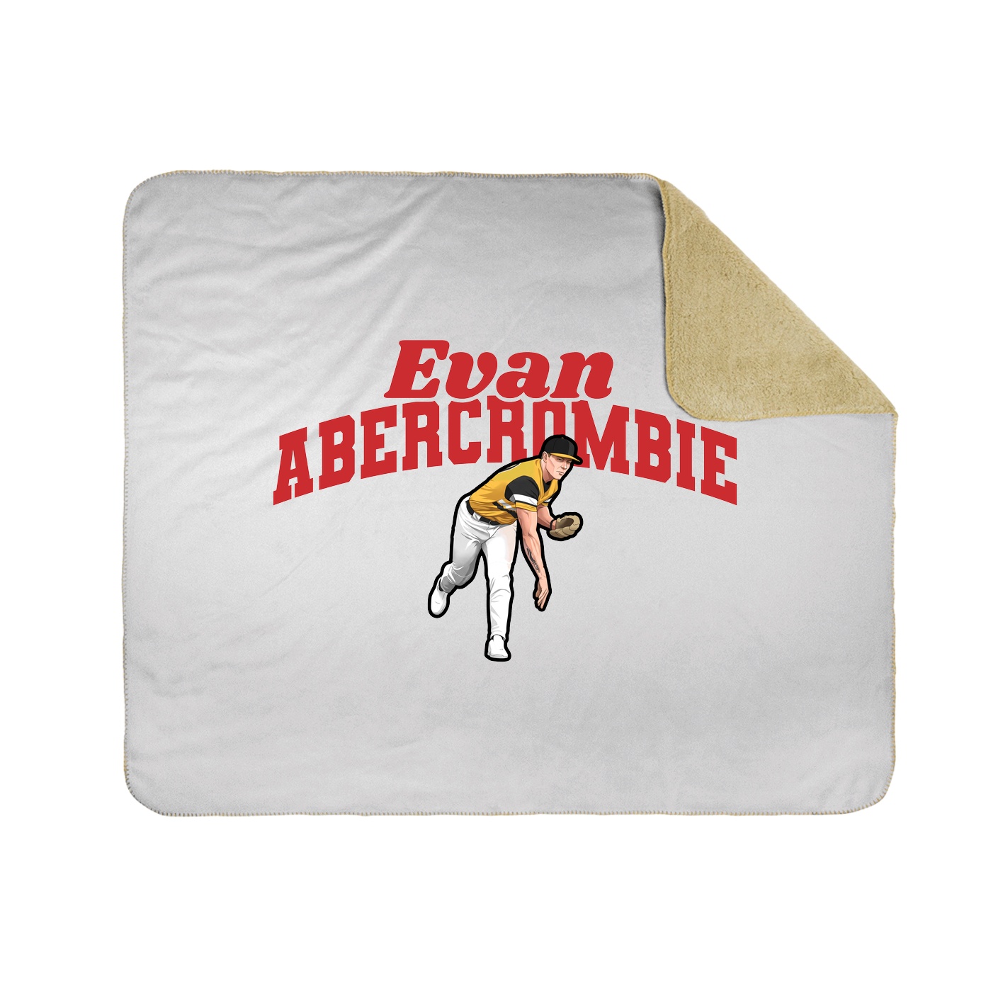 Throw Blanket — Signature Arch in White