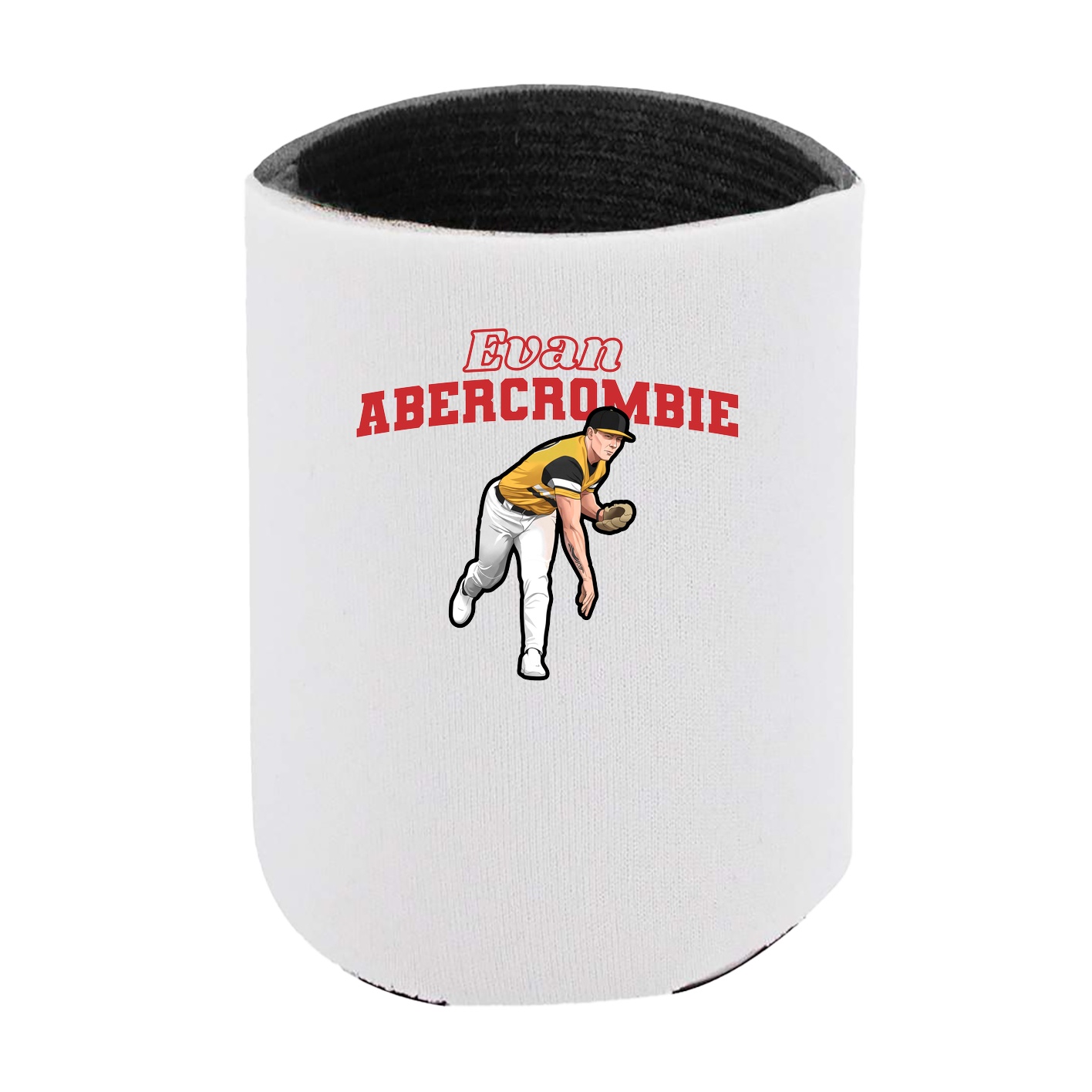 Can Holder — Name Arch in White