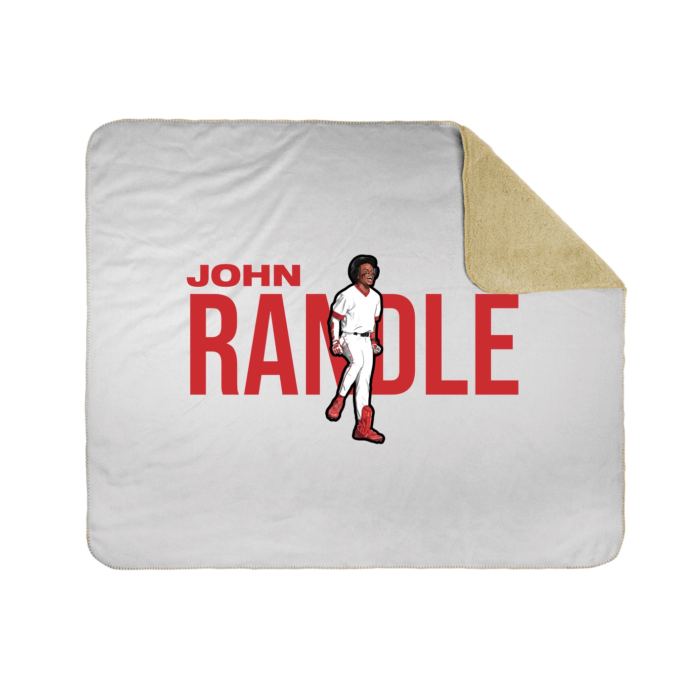 Throw Blanket — Player Name in White