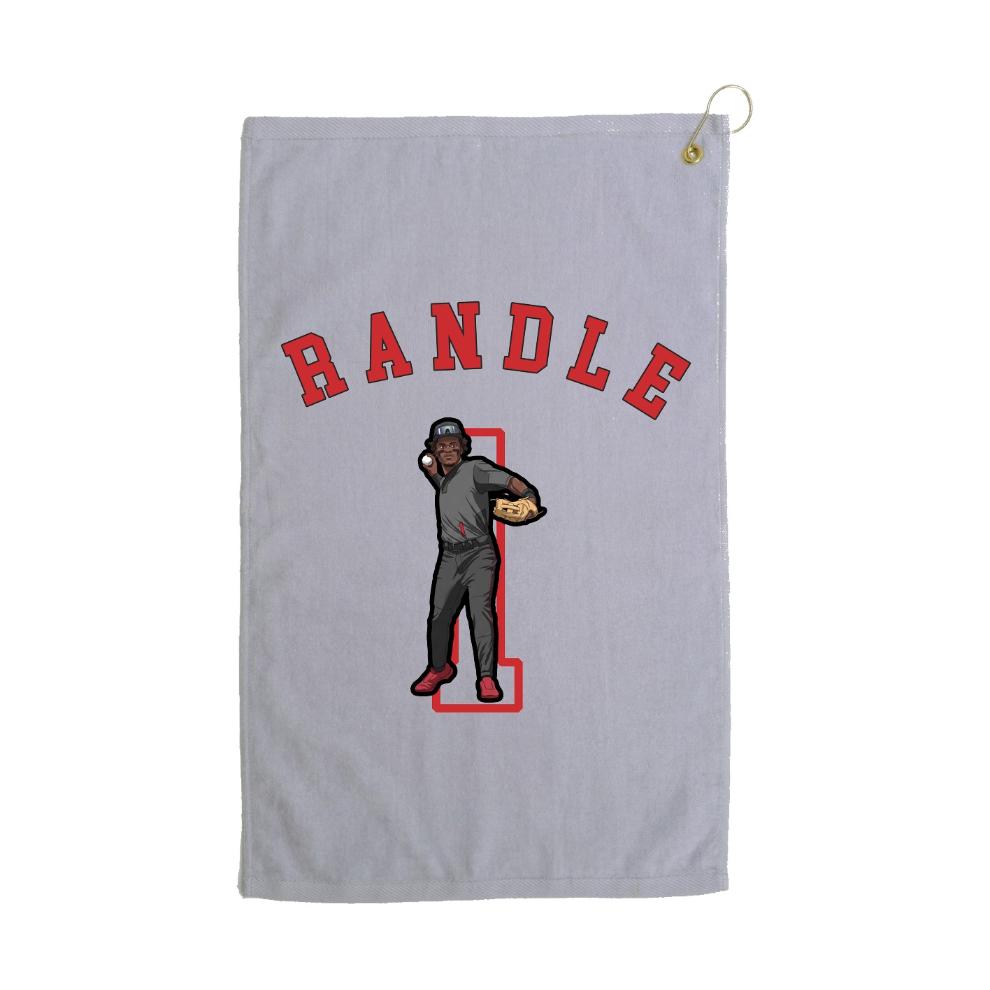 Golf Towel — Shirsey Arch in Grey