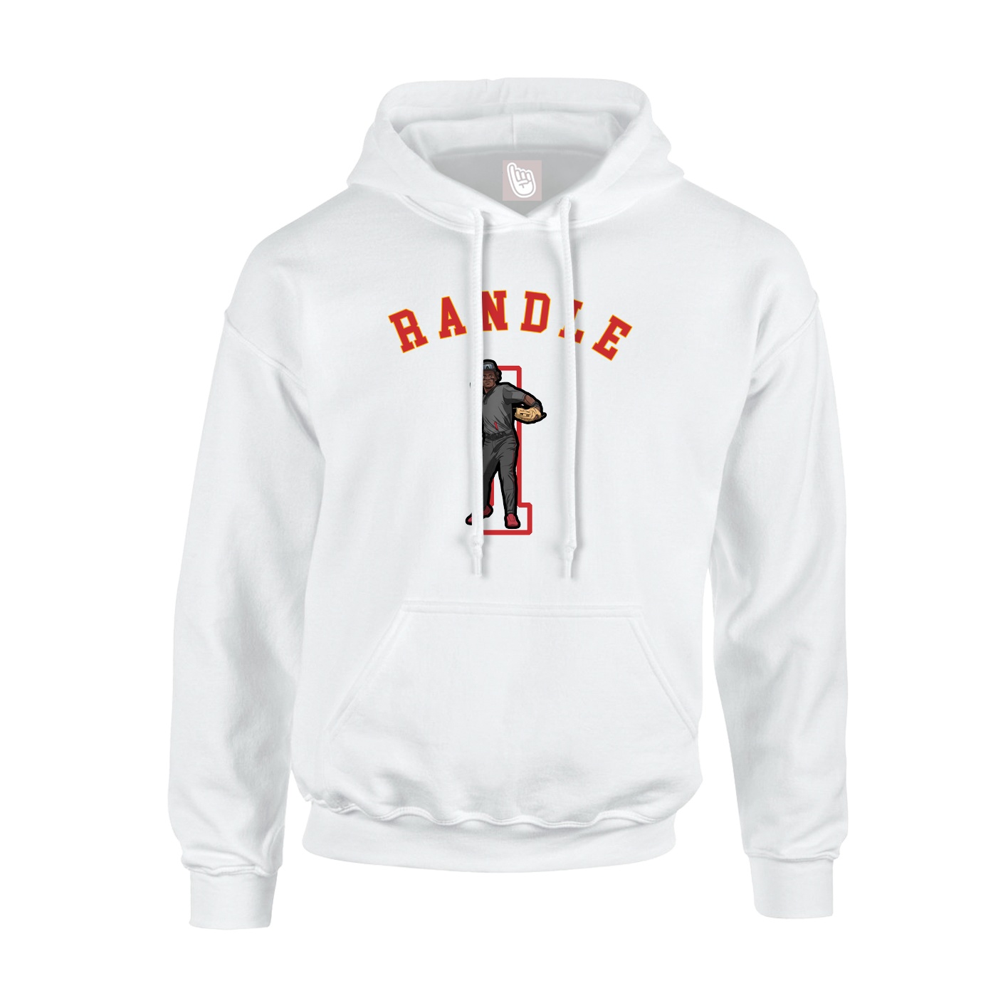 Hoodie — Shirsey Arch in White