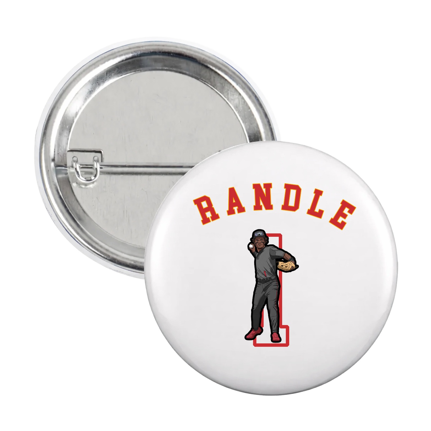 Game Day Button — Shirsey Arch in White