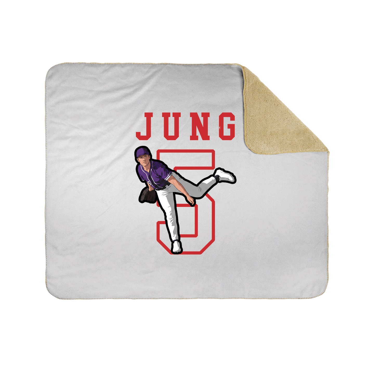 Throw Blanket — Shirsey in White