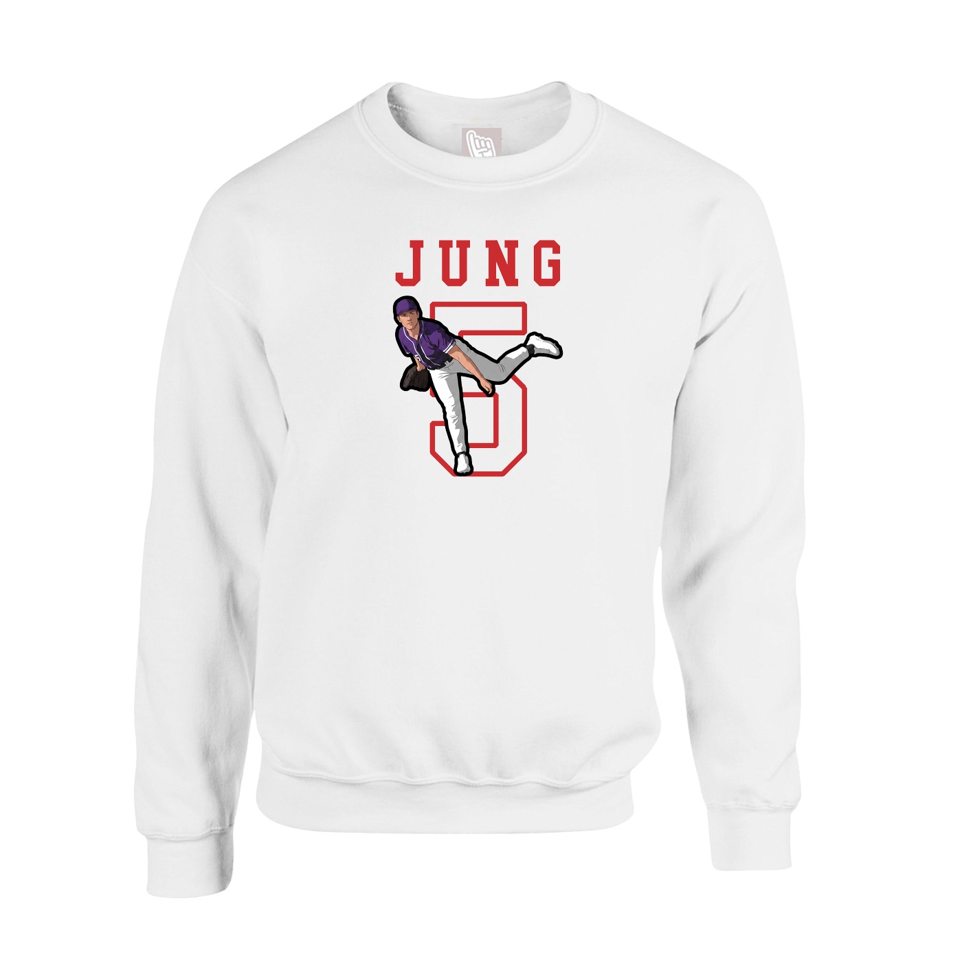 Fleece Crew — Shirsey in White