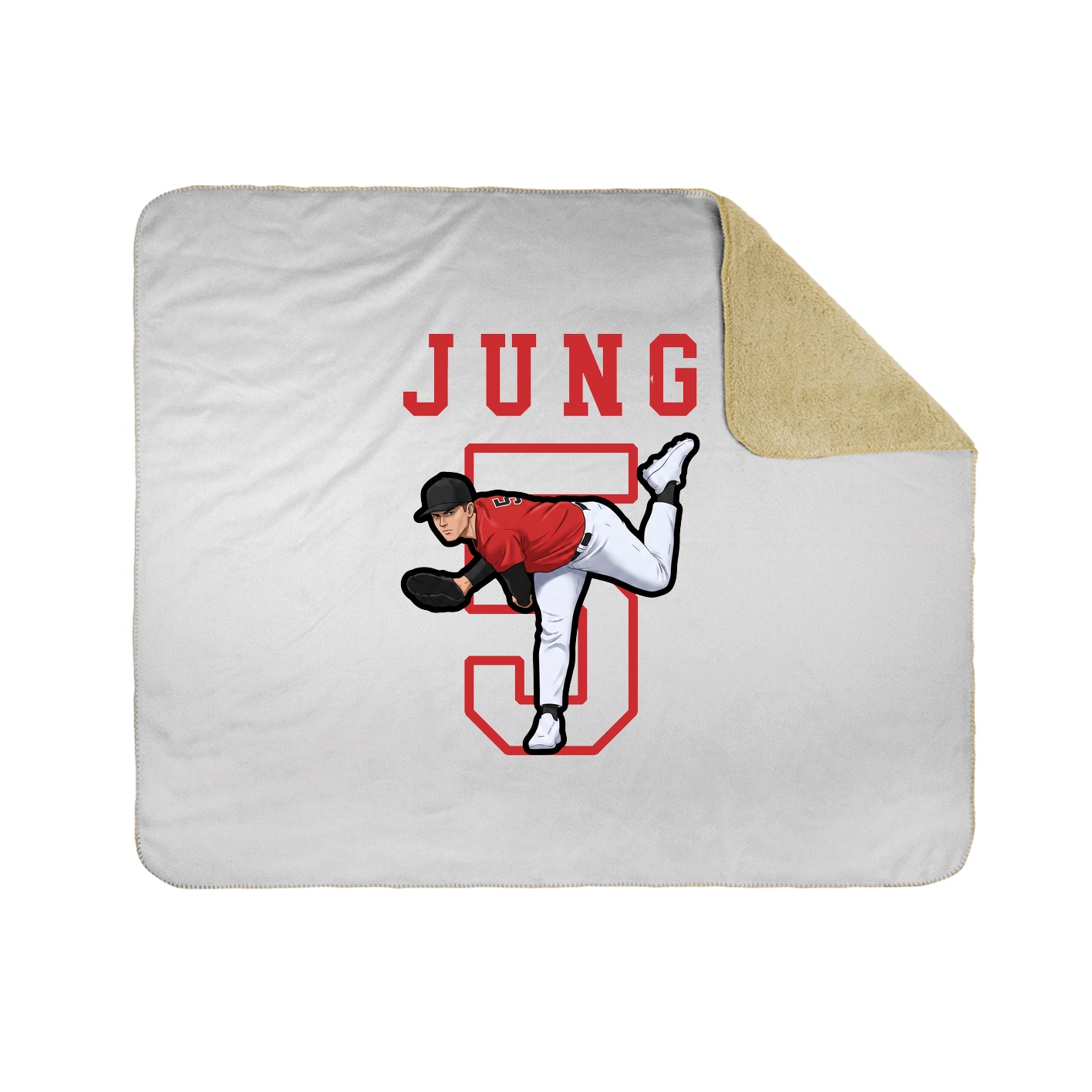 Throw Blanket — Shirsey in White