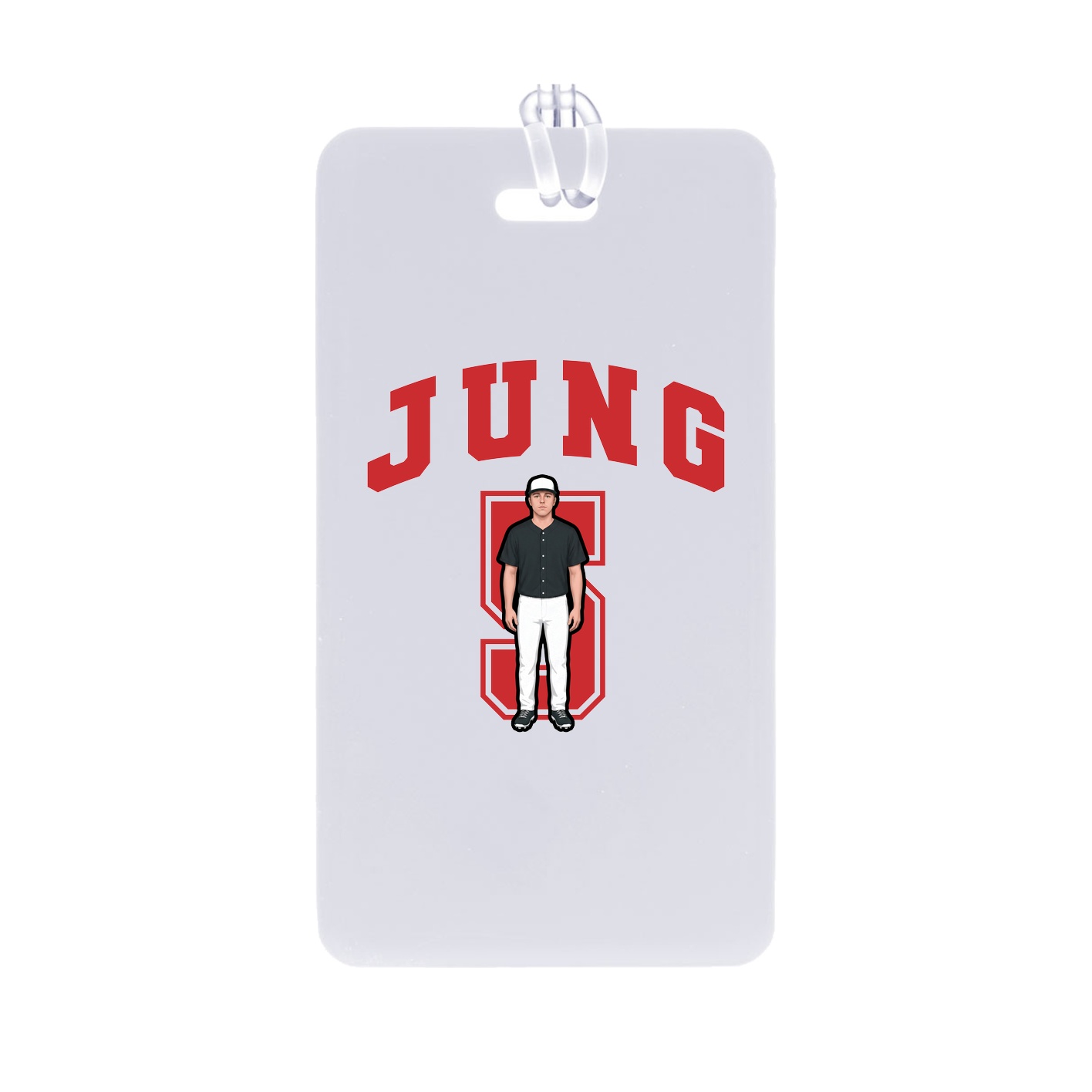 Bag Tag — Number in Classic