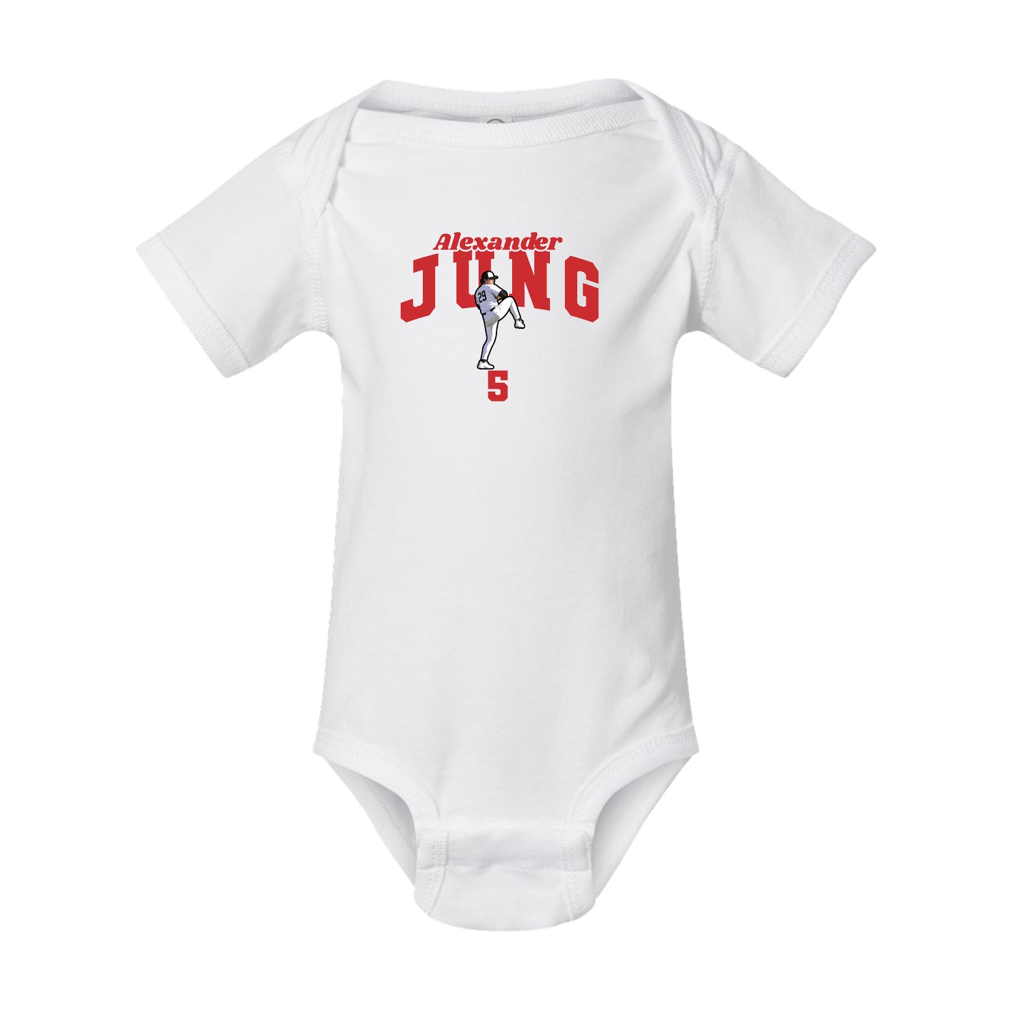 Baby Onesie — Signature Arch in White