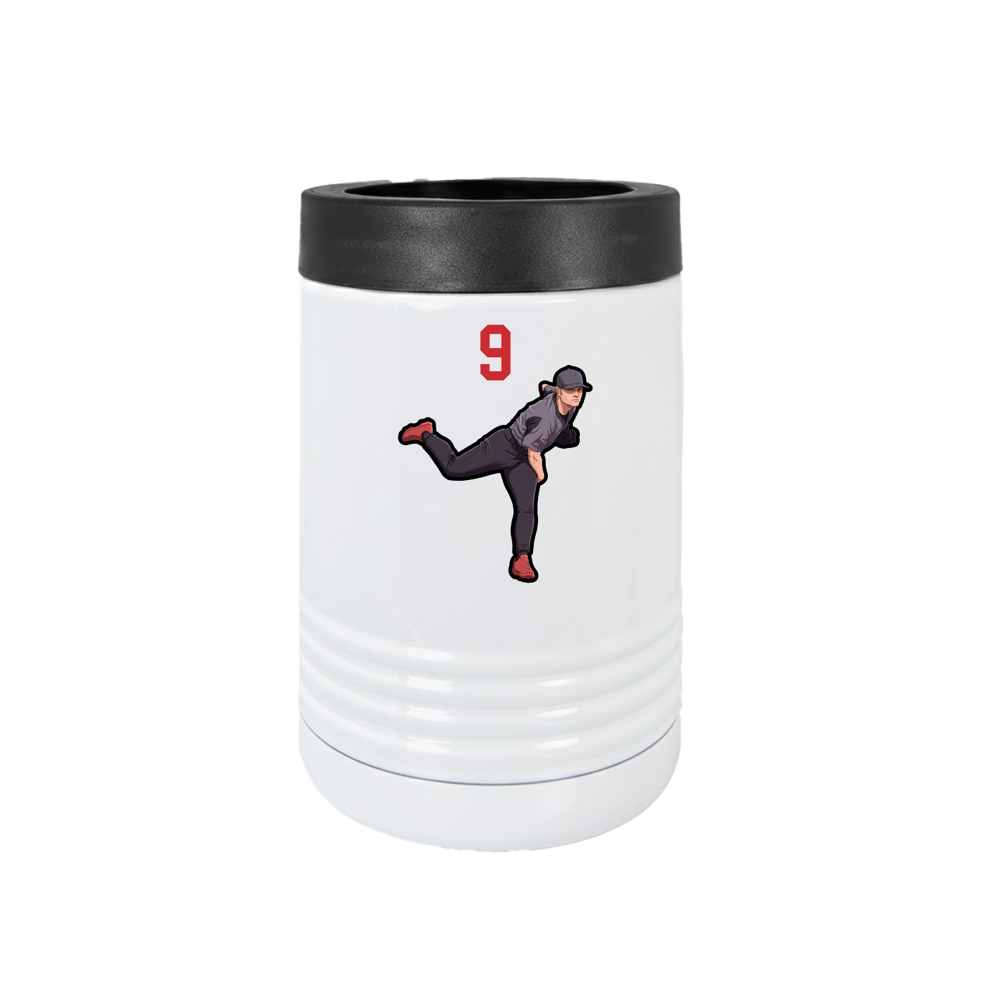 Beverage Holder — Number Top in White