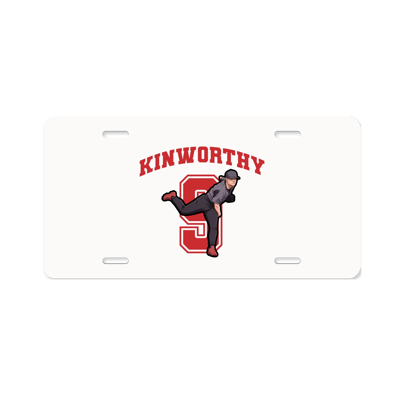 License Plate — Number in Classic