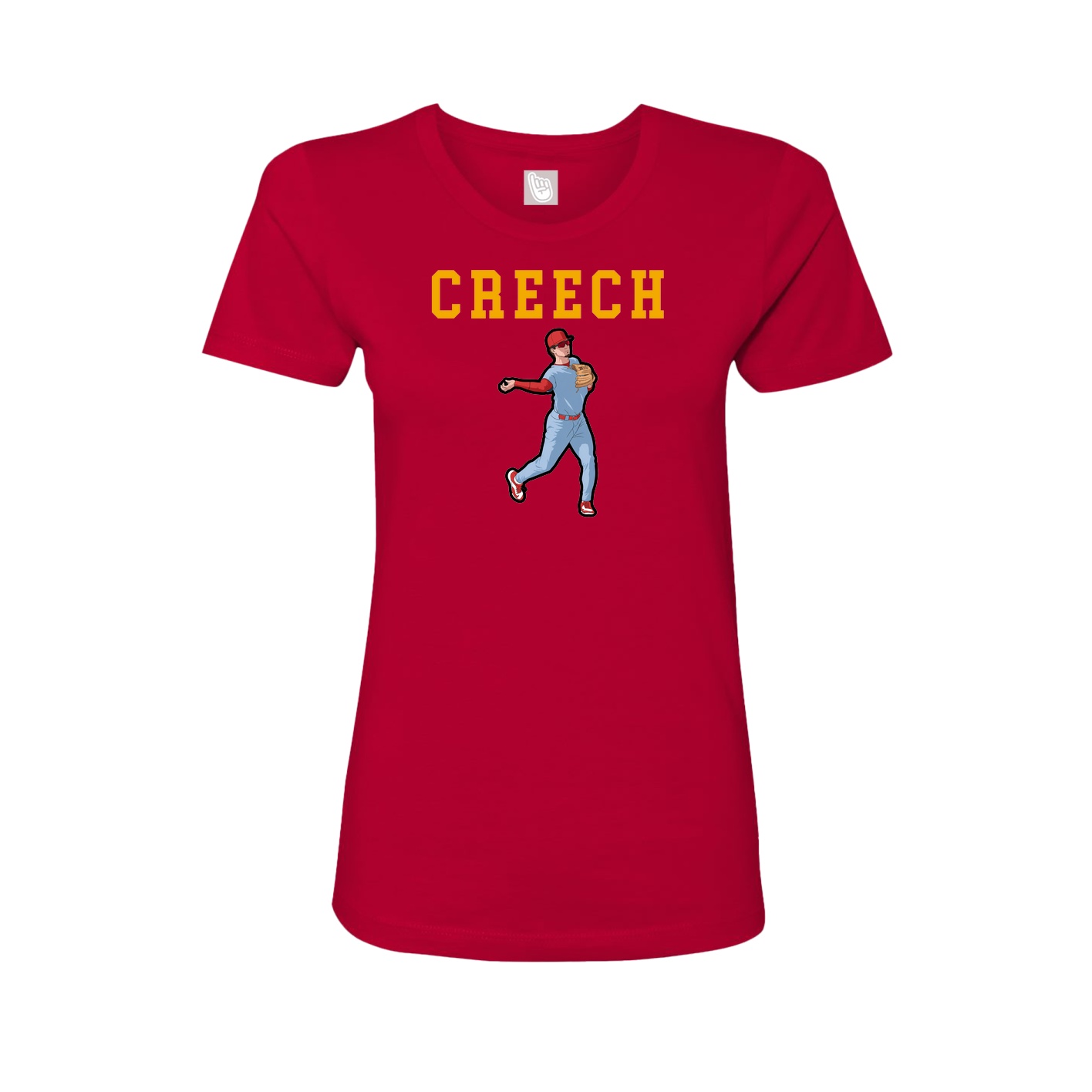 Fitted Women's Tee — Shirsey in Red