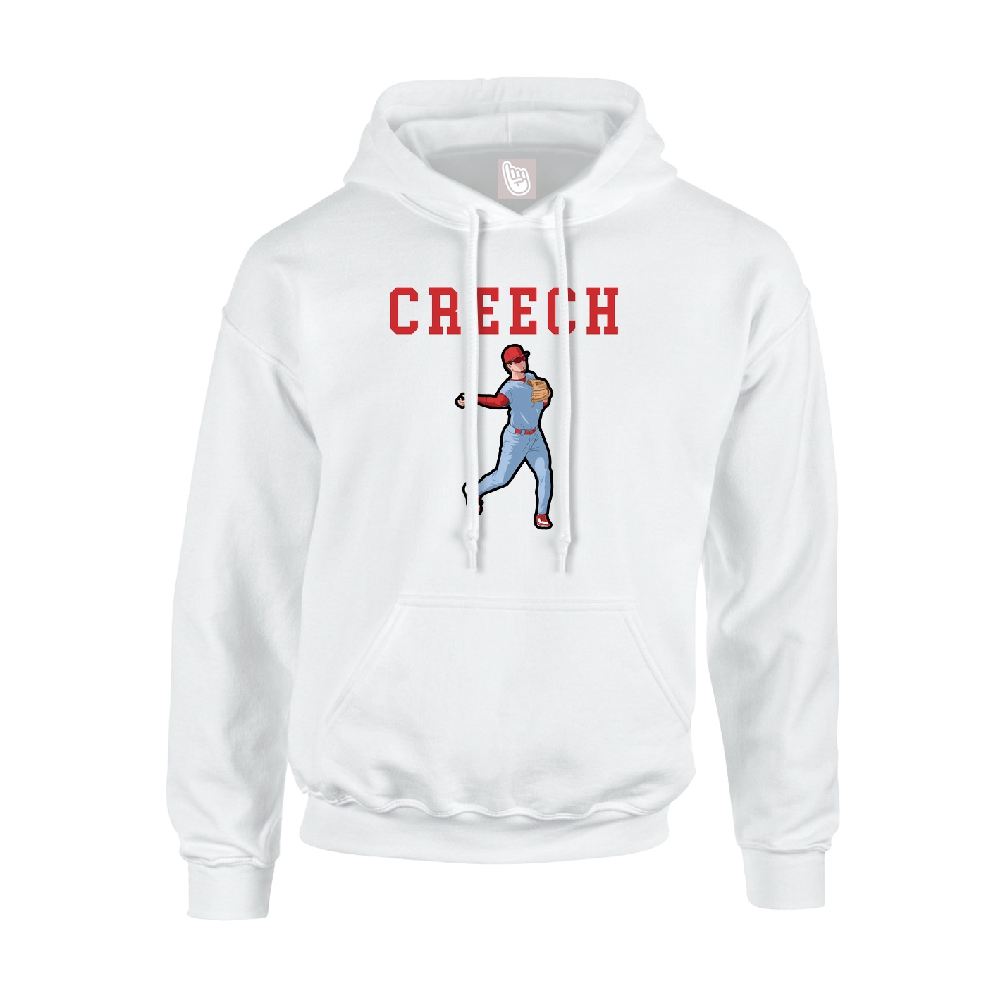 Youth Hoodie — Shirsey in White